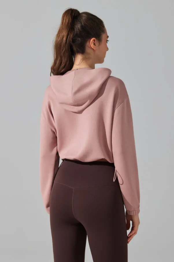 Athletic Casual Cropped Hoodie Jacket