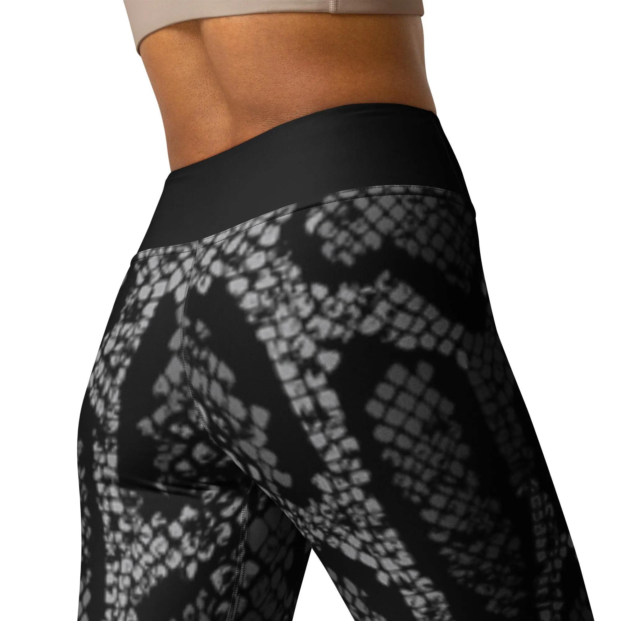 Black Snake Print Legging