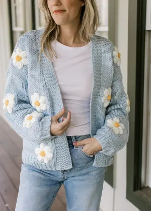 Blue Daisy Cardigan B