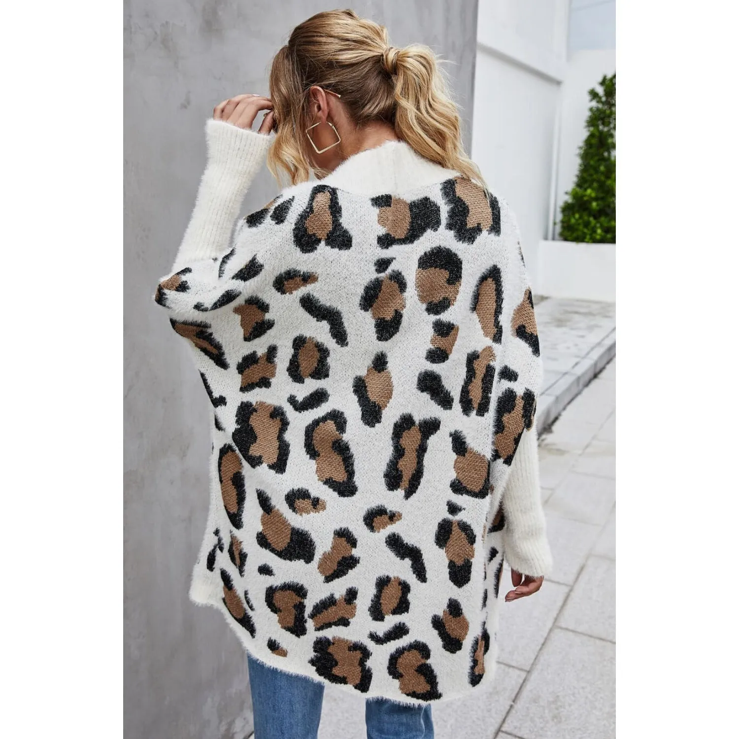 Bohemian Leopard Long Cardigan