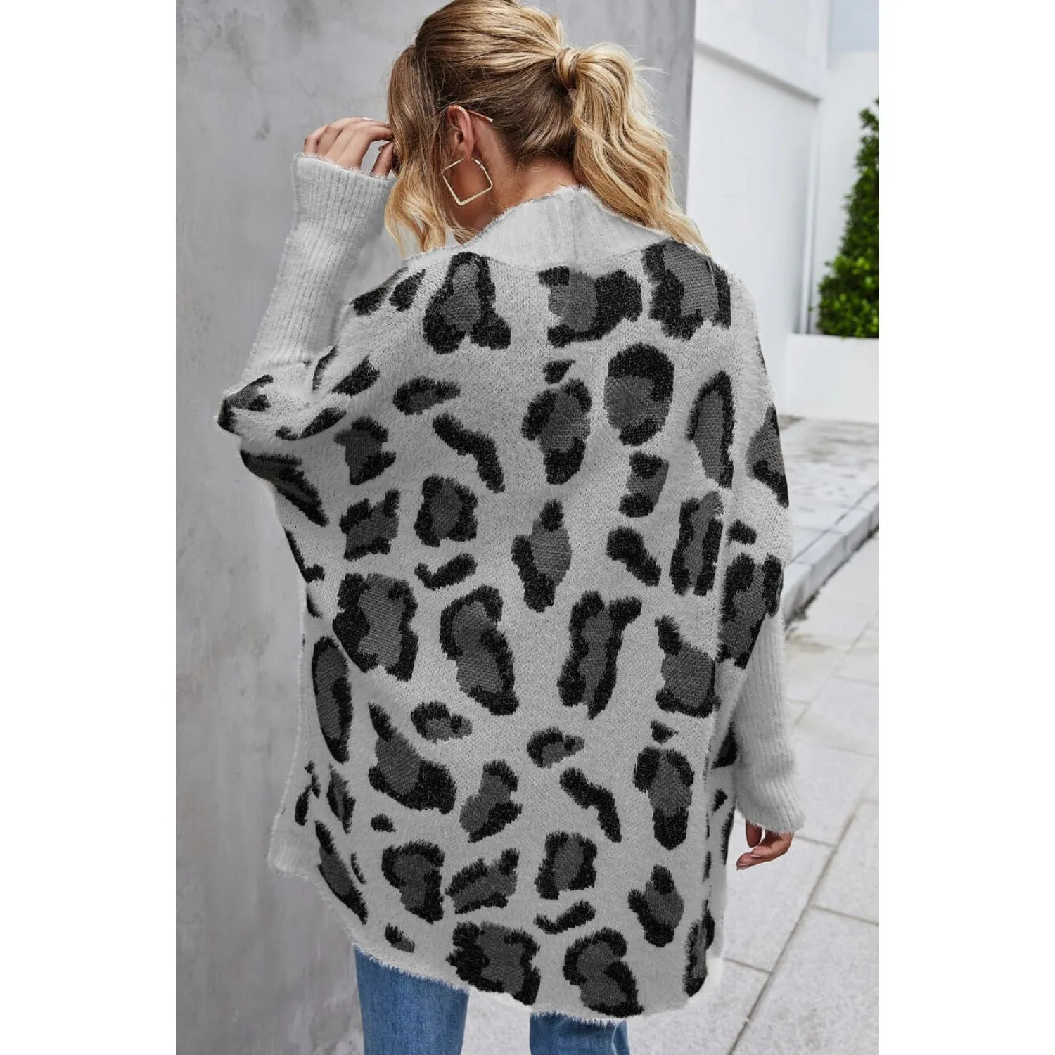 Bohemian Leopard Long Cardigan