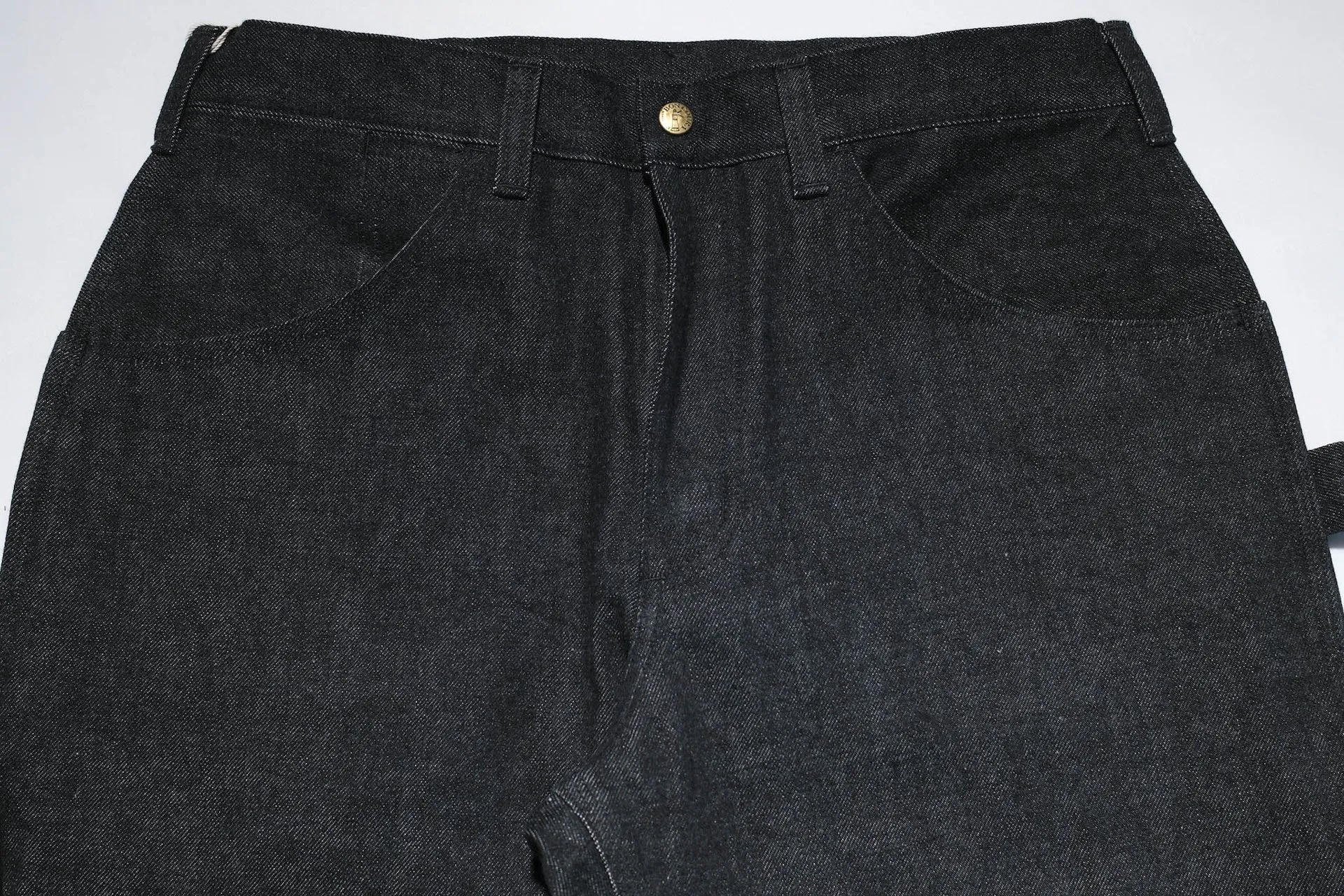 BONCOURA 15oz Selvage Denim Painter Pants (Black)