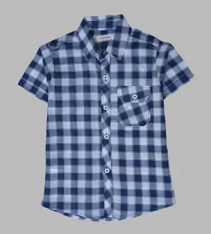 Boys Shirt Grey & White