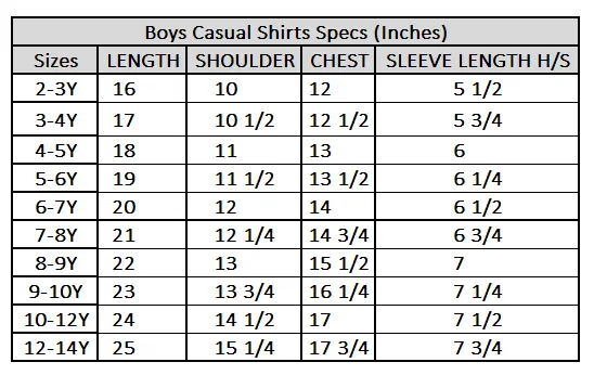 Boys Yarn Dyed Casual Shirt H/S (Tropical)-Blue