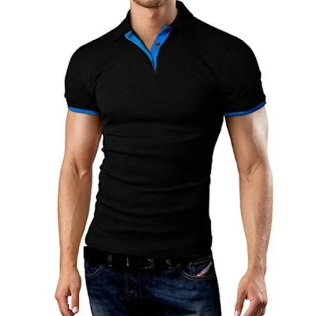 Brand New Men's T-shirt Lapel Casual Short-sleeved