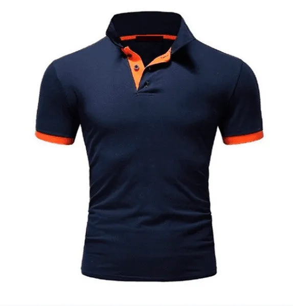Brand New Men's T-shirt Lapel Casual Short-sleeved