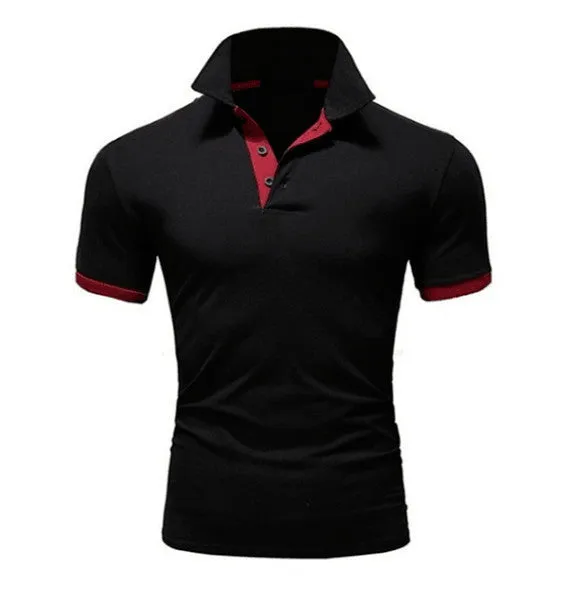 Brand New Men's T-shirt Lapel Casual Short-sleeved