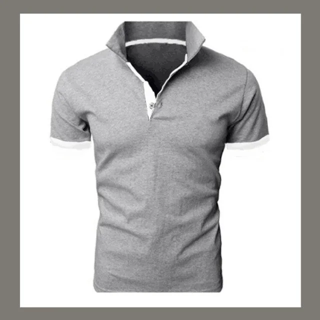 Brand New Men's T-shirt Lapel Casual Short-sleeved
