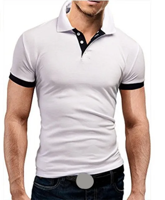 Brand New Men's T-shirt Lapel Casual Short-sleeved