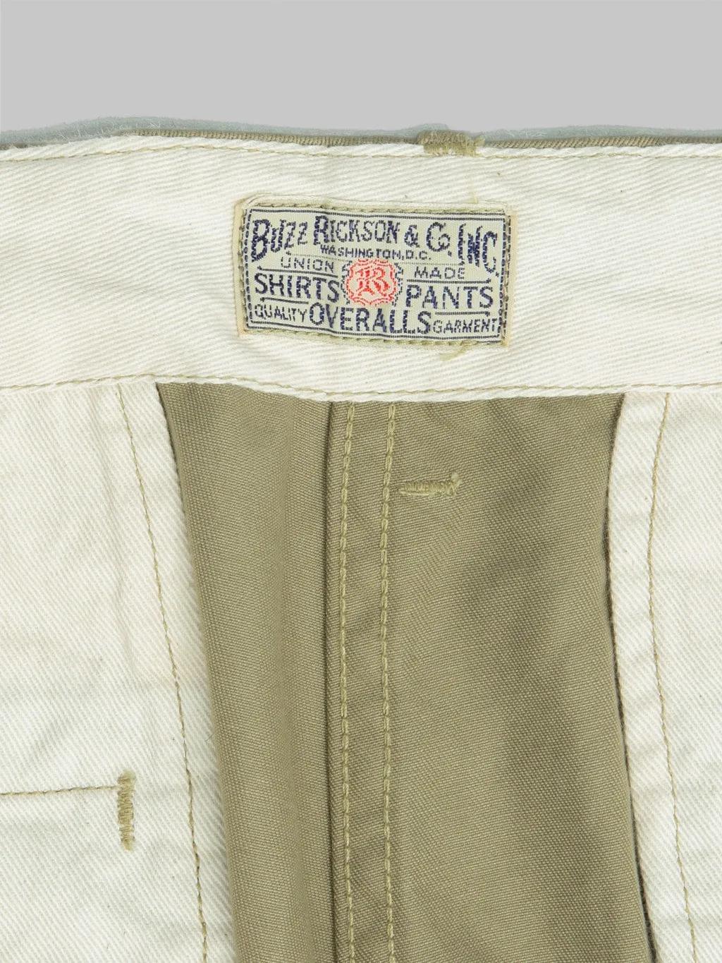 Buzz Rickson's BR40025 Original Spec. Chino Khaki