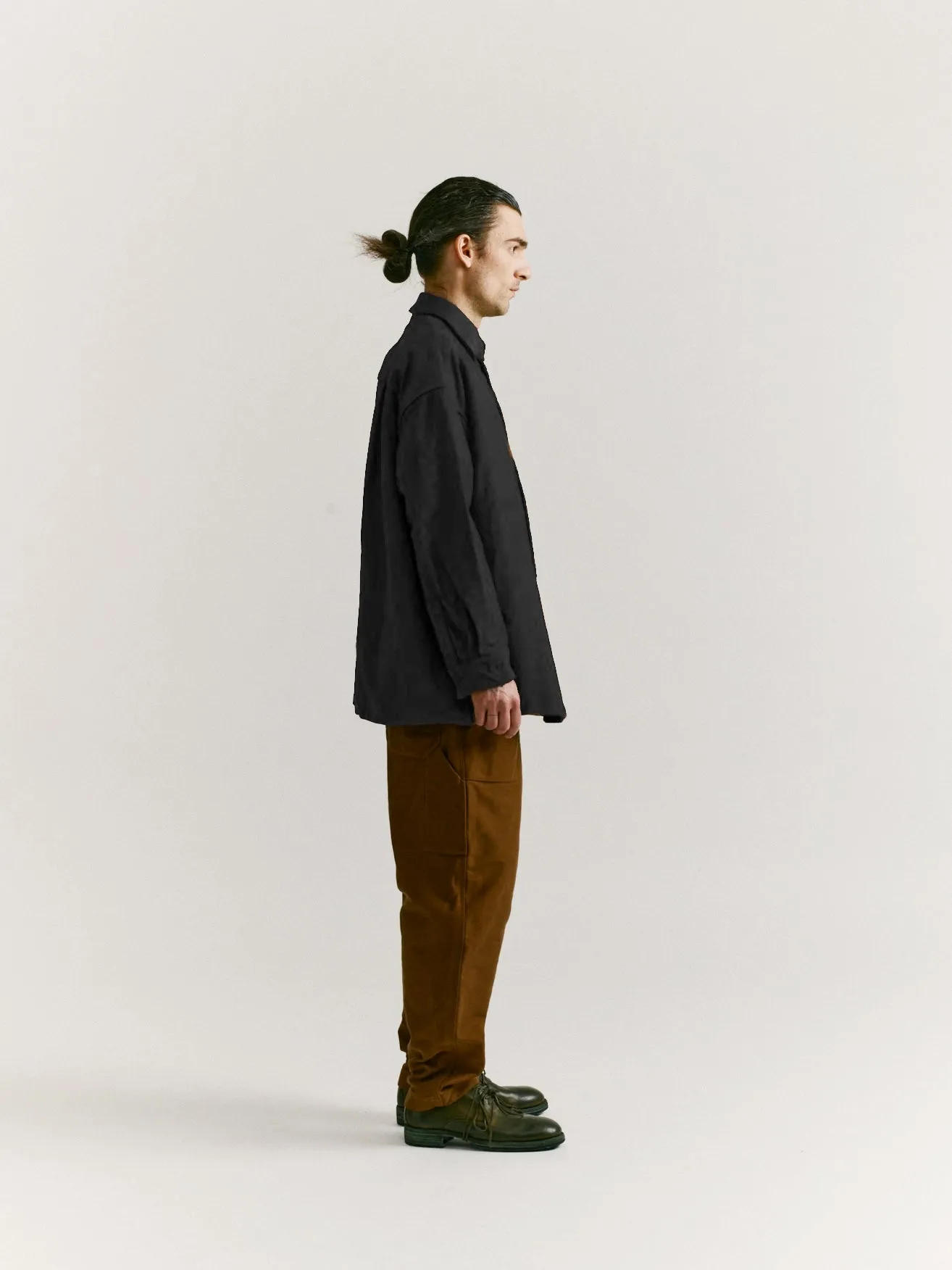 Casey/Casey Volumer Shirt Faille Black