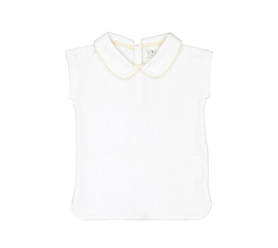 Coco Blanc Cream Peter Pan Top