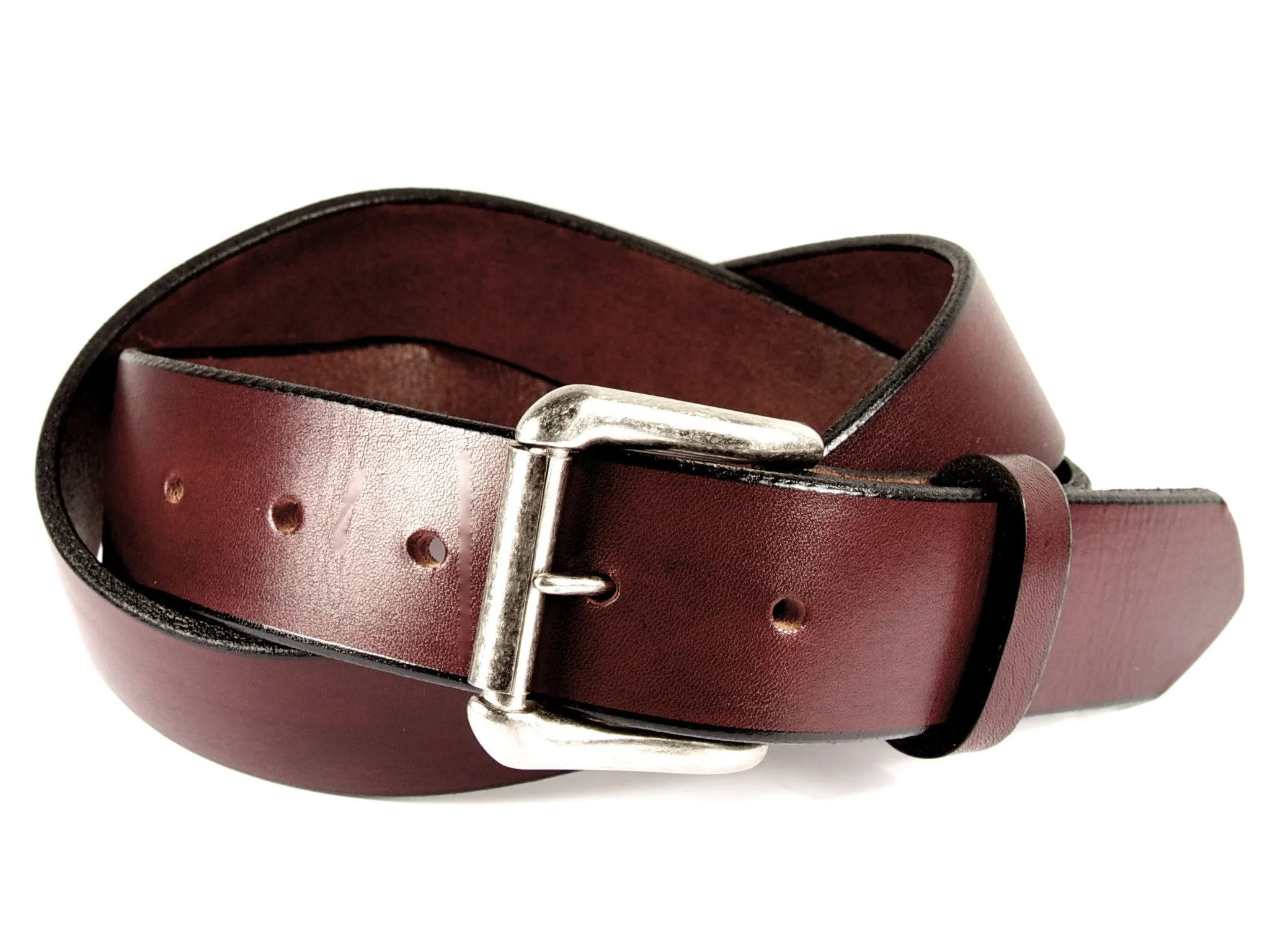 Cognac Latigo Leather Belt