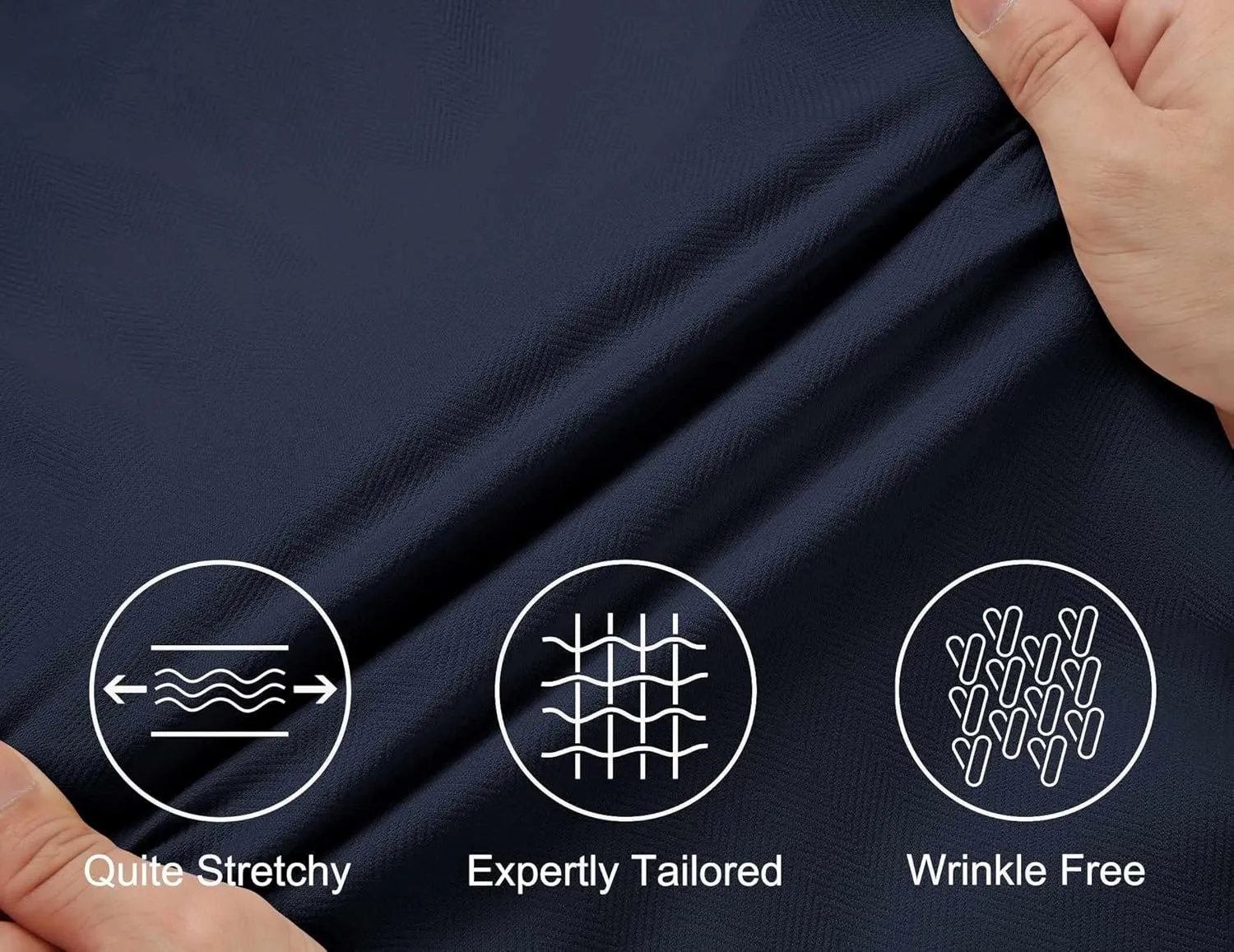 COOFANDY Mens Long Sleeve Button Down Shirts Wrinkle Free Untucked Shirts Casual Dress Shirt for Men