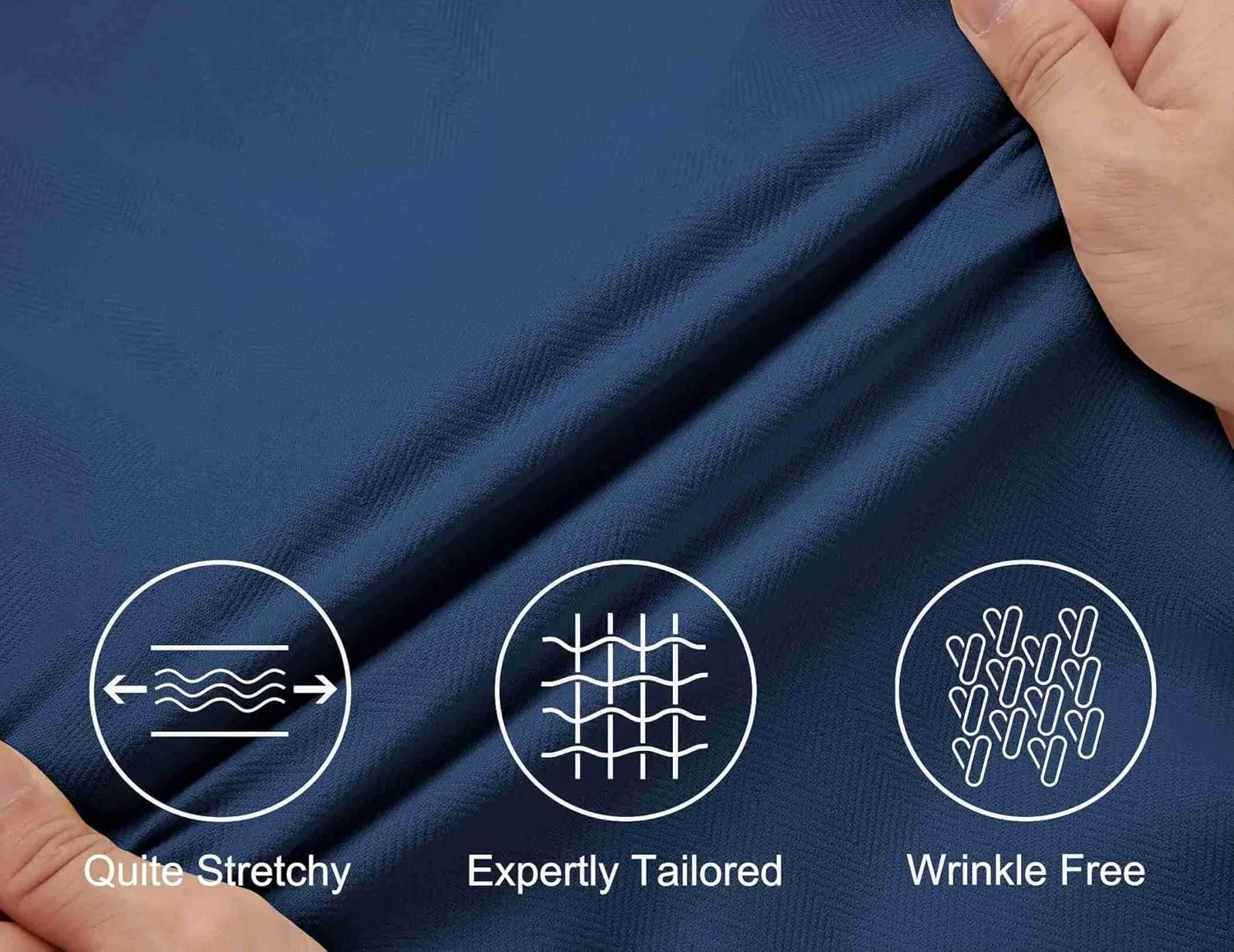 COOFANDY Mens Long Sleeve Button Down Shirts Wrinkle Free Untucked Shirts Casual Dress Shirt for Men