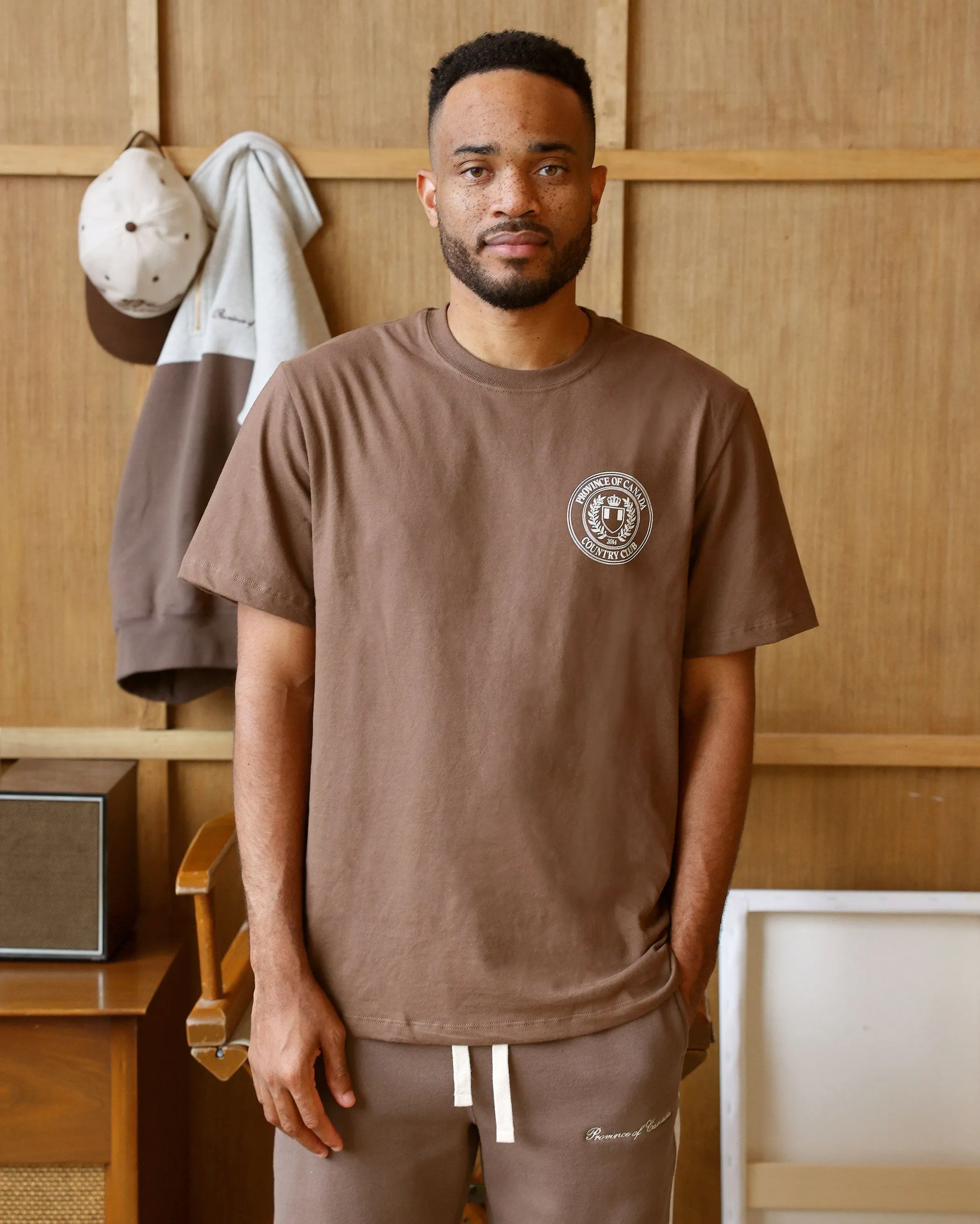 Country Club Tee Cocoa - Unisex
