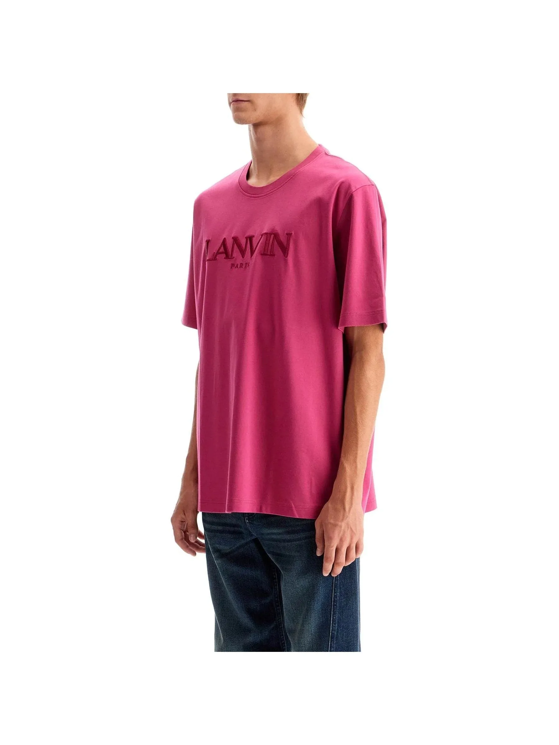 Embroidered Logo Organic Cotton T-Shirt