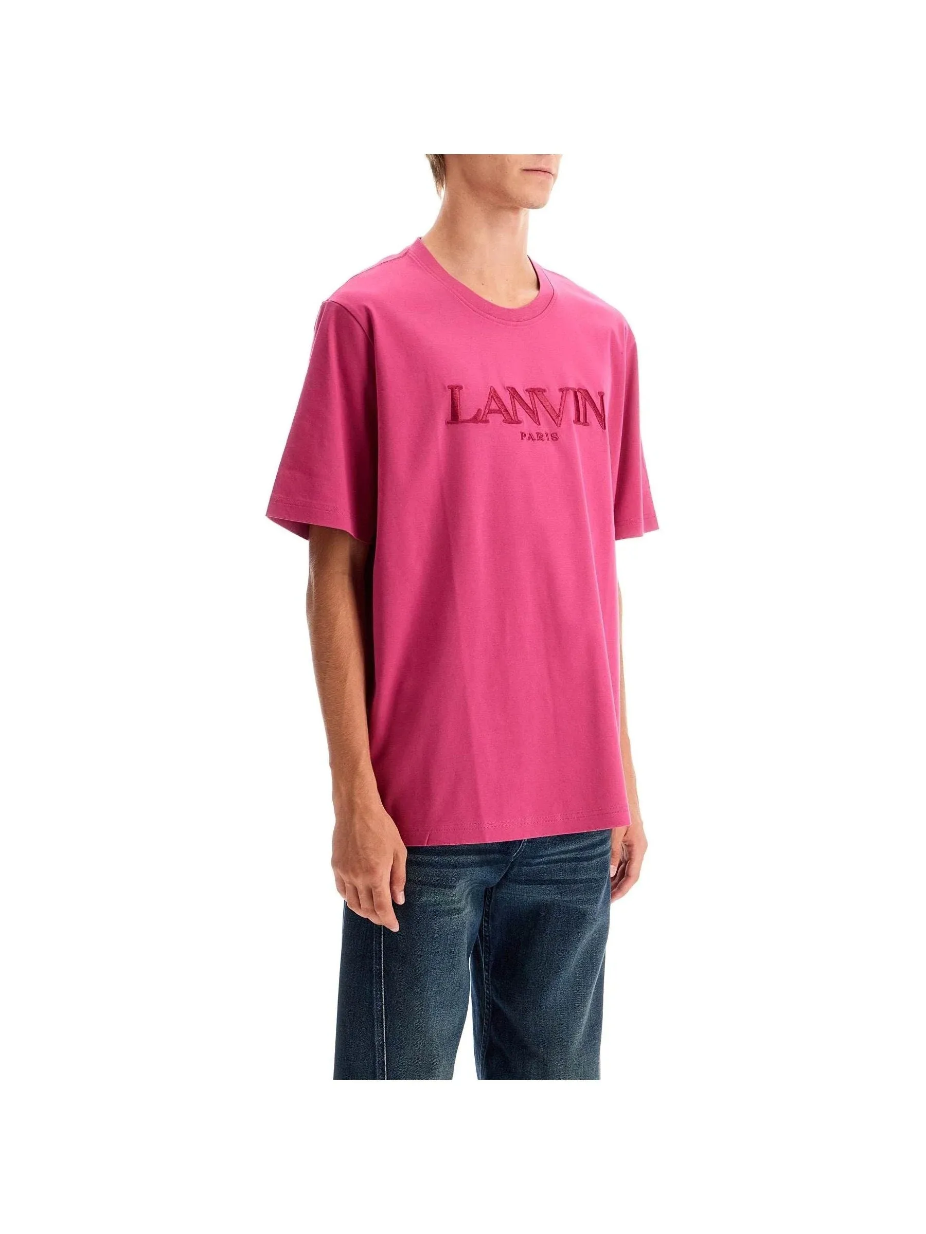 Embroidered Logo Organic Cotton T-Shirt