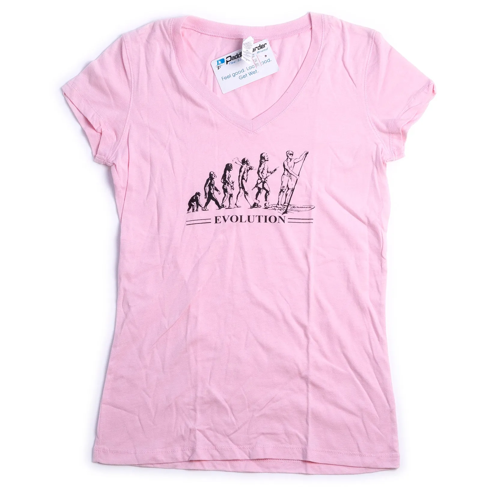 Evolution V-Neck T-Shirt - Pink