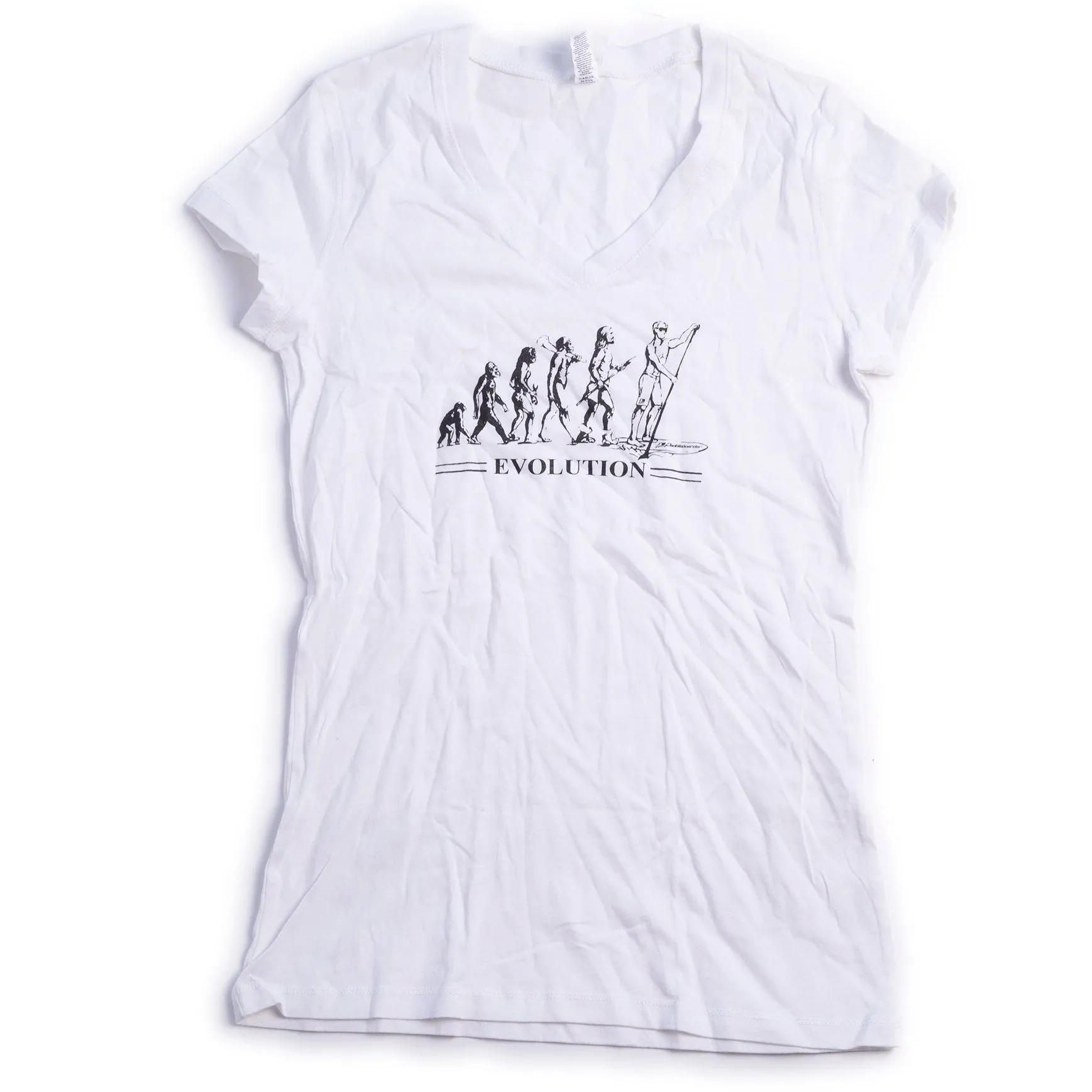 Evolution V-Neck T-Shirt - White