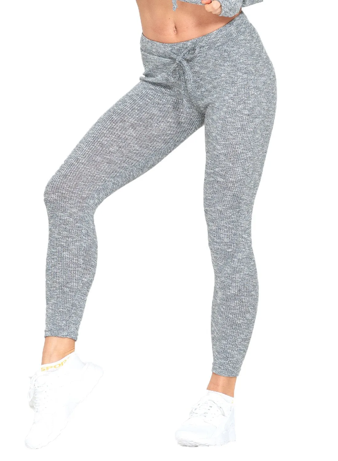 Fittoo Knitted Comfortable Elastic Waistband Leggings