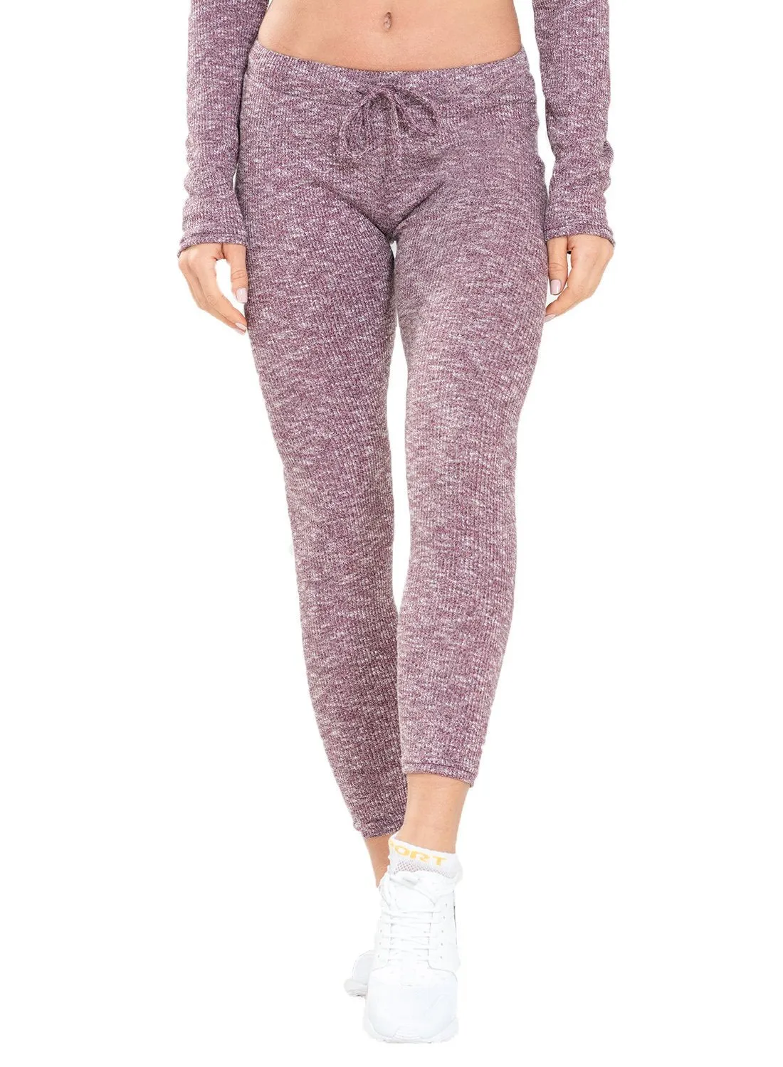 Fittoo Knitted Comfortable Elastic Waistband Leggings