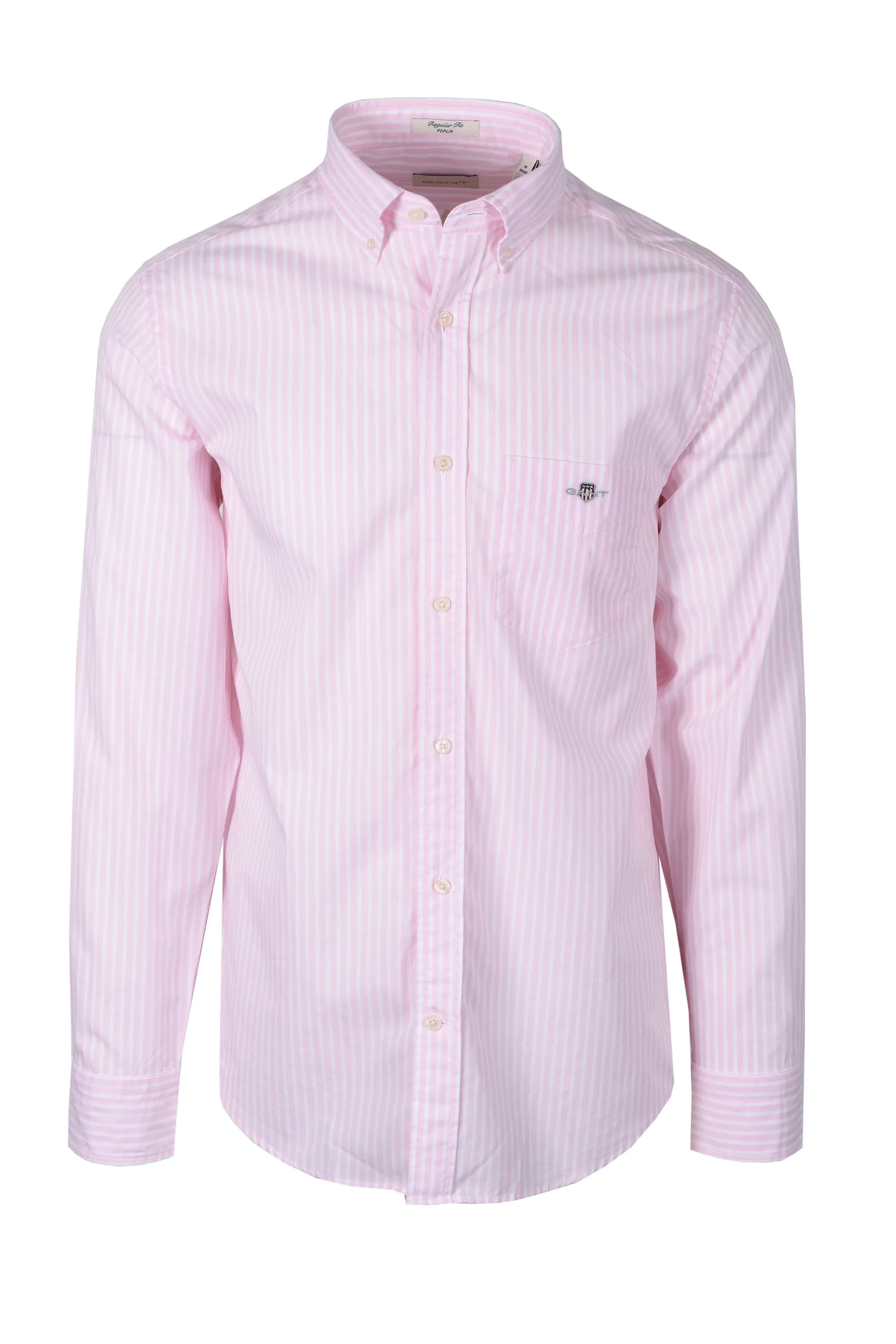 Gant Reg Poplin Stripe Shirt Light Pink