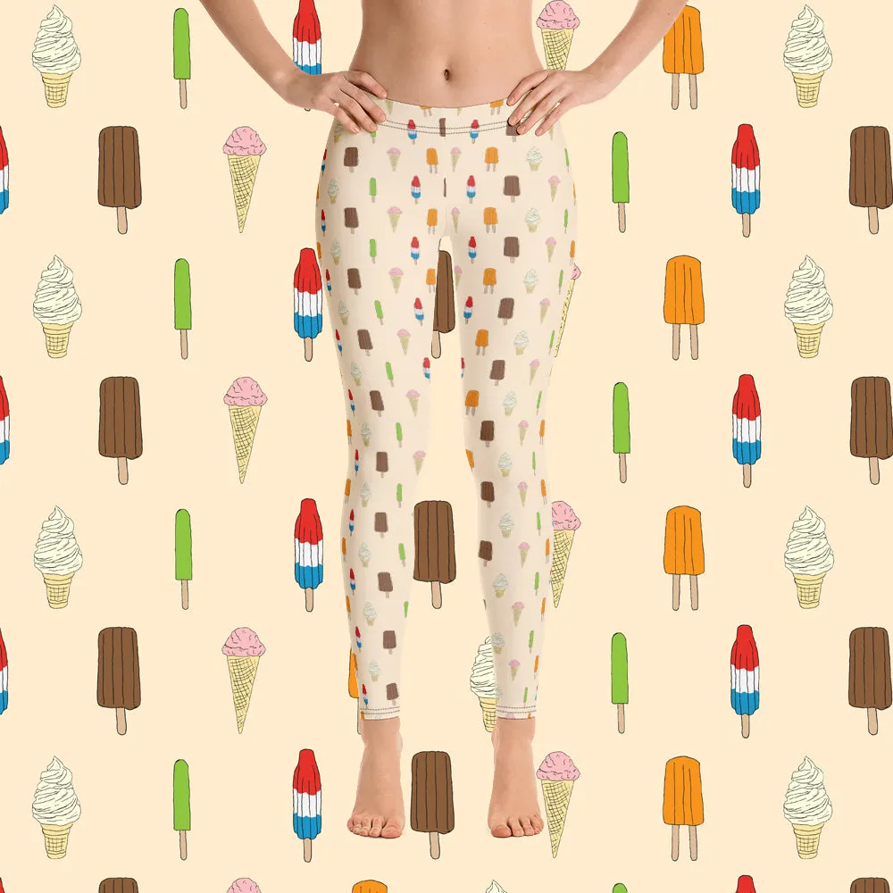 Ice Cream All Over Print Leggings