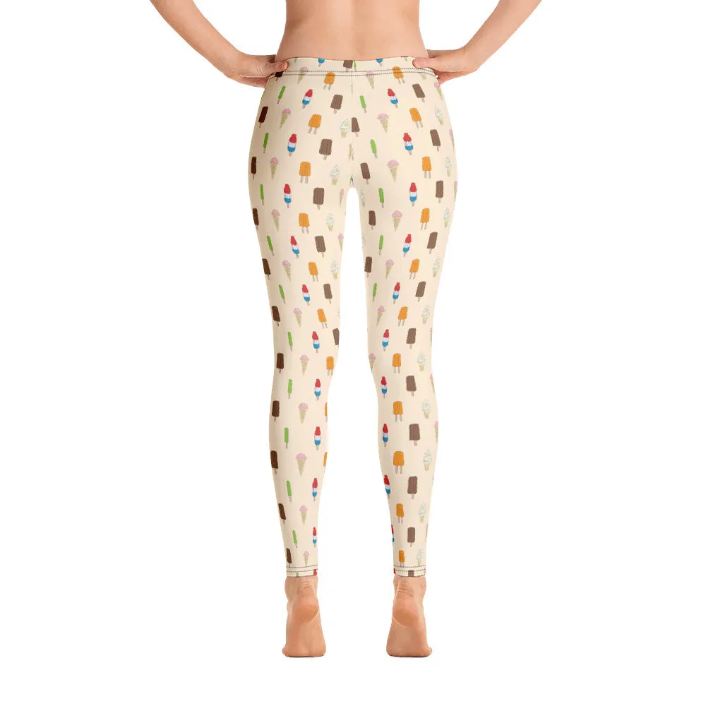 Ice Cream All Over Print Leggings