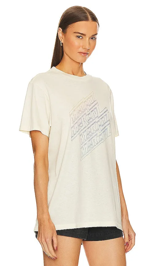 Isabel Marant Etoile Zoeline Tee in Cream