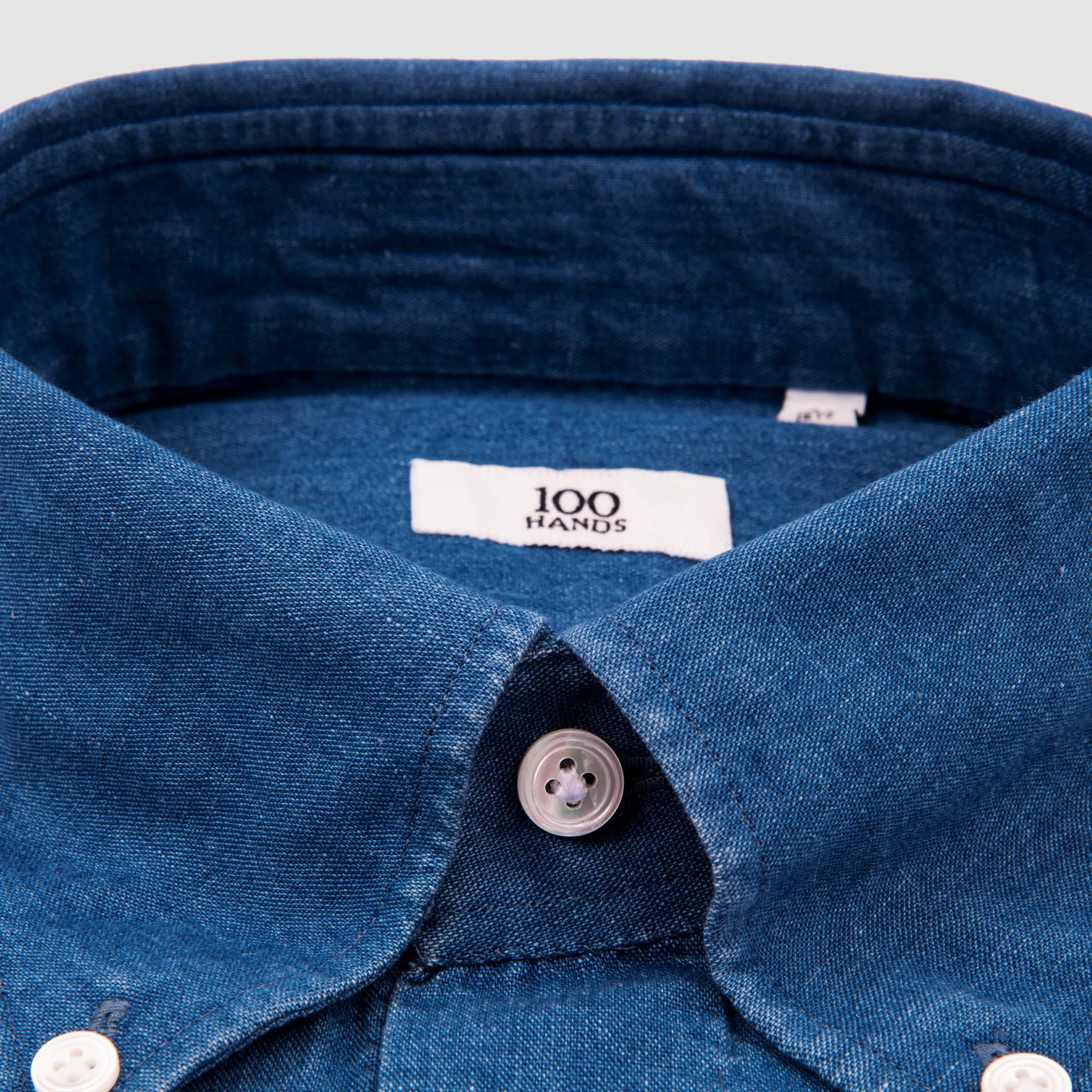 Japanese Denim medium Blue Button Shirt