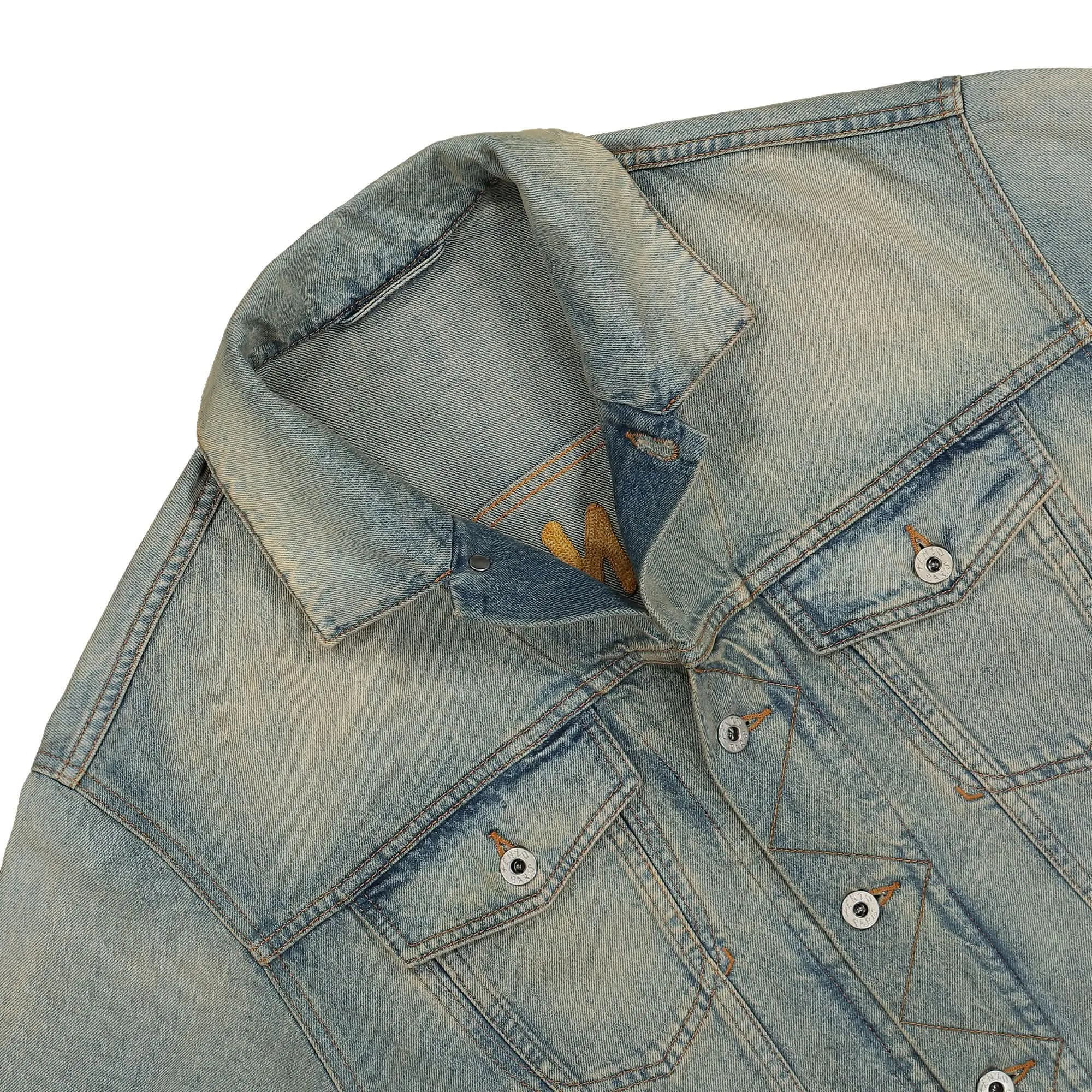 KENZO Drawn Varsity Denim Jacket