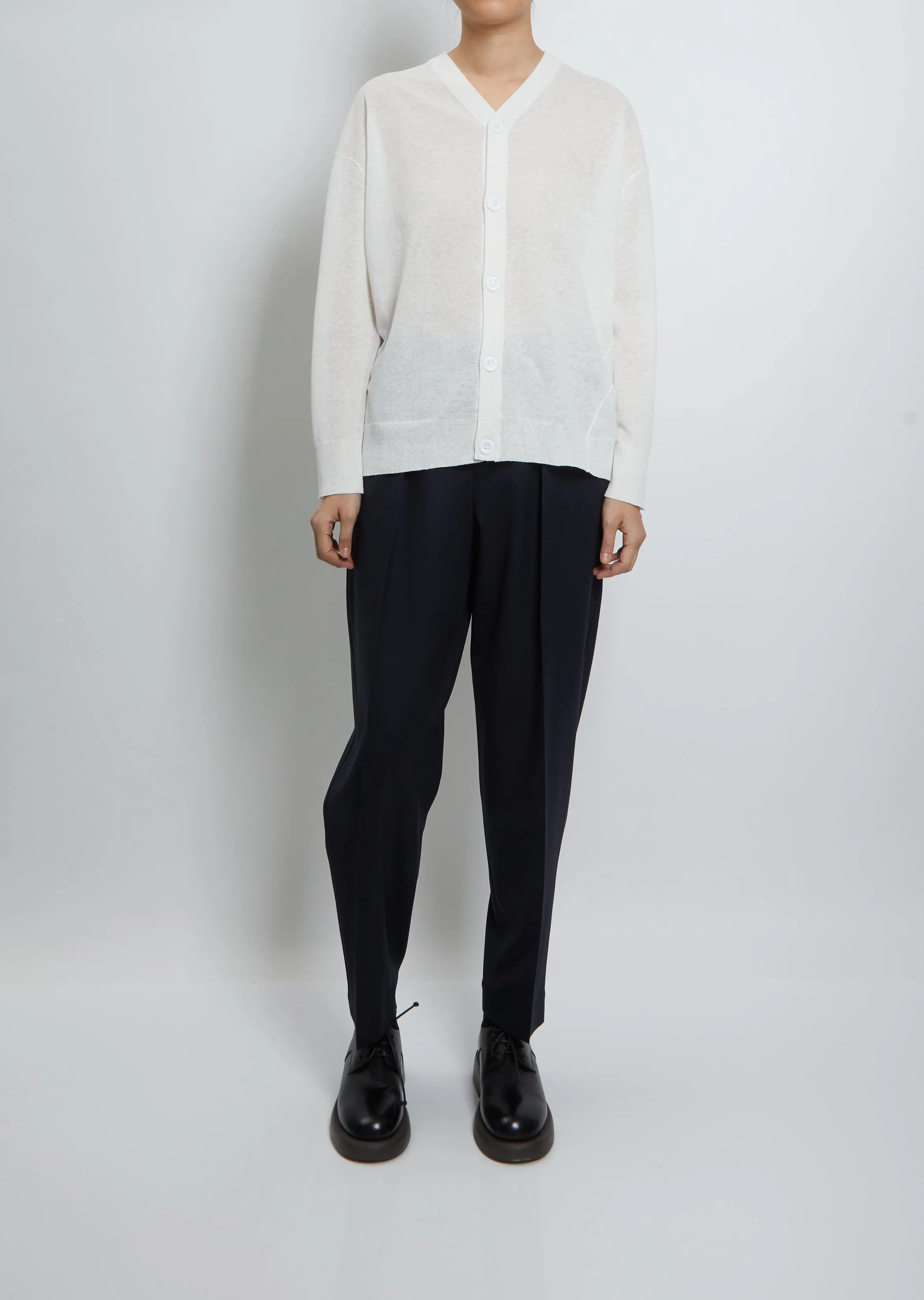 Lab Cardy — White
