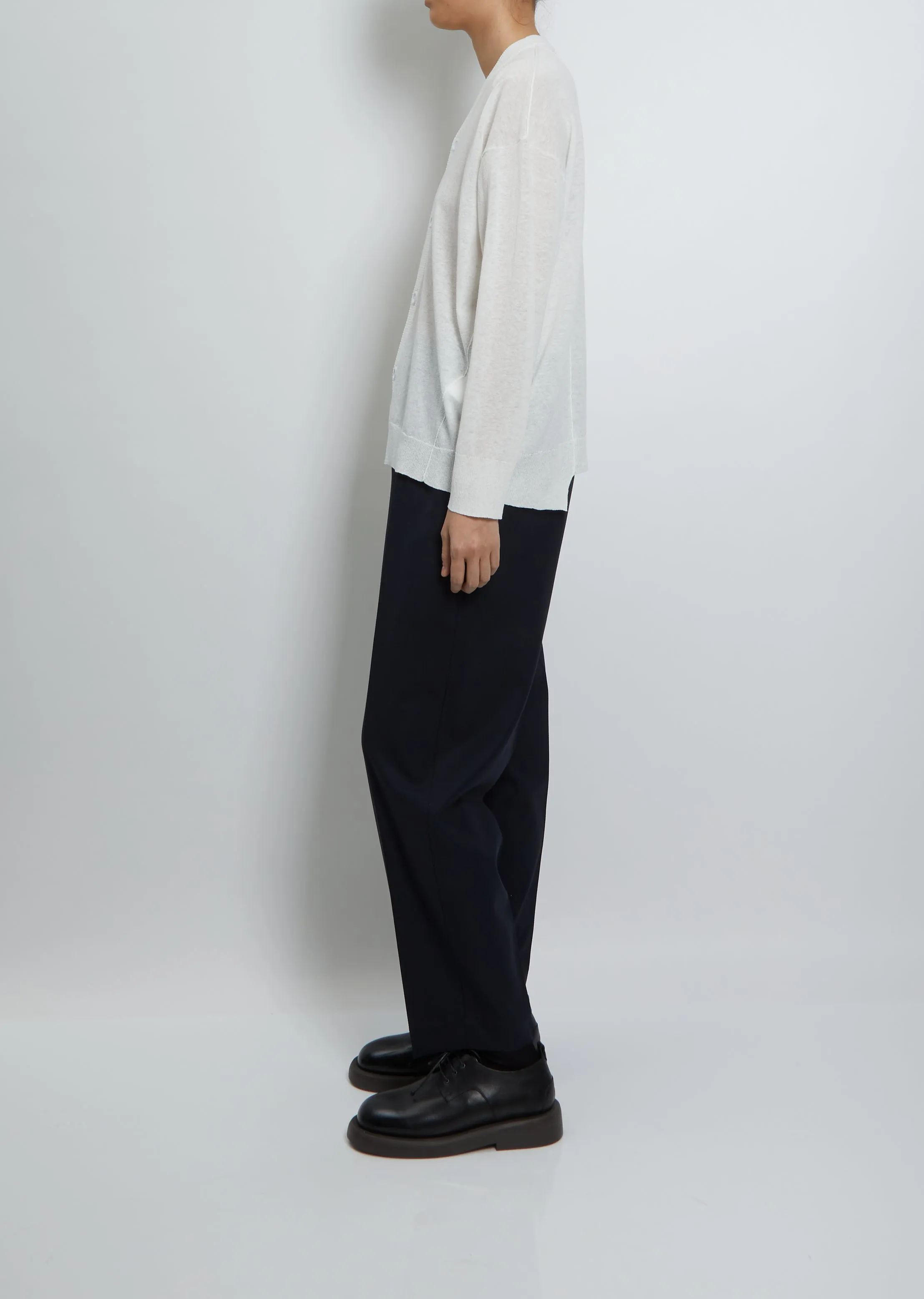 Lab Cardy — White