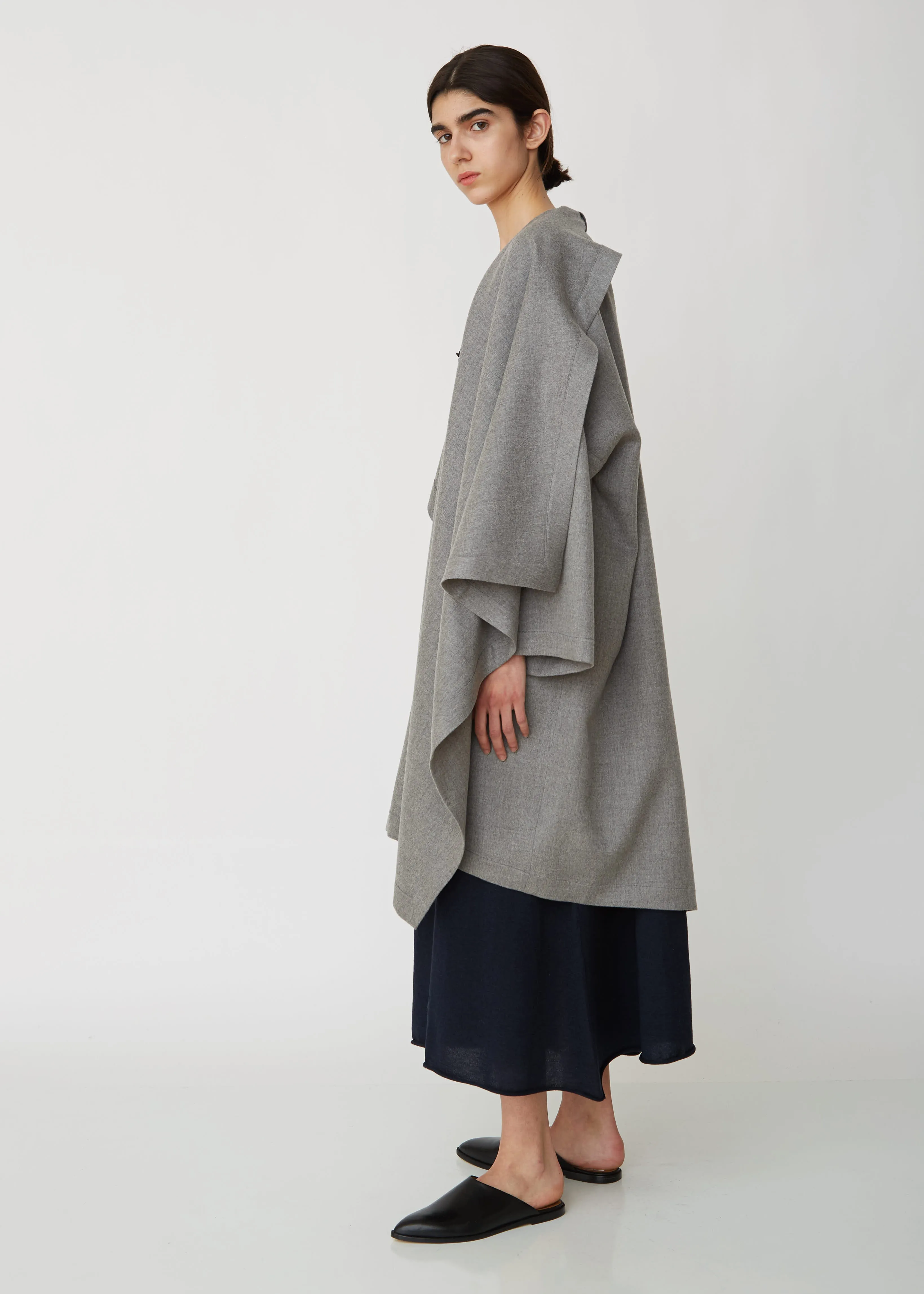 Light Double Cashmere Mantle