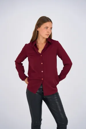 Maroon Basic Shirt
