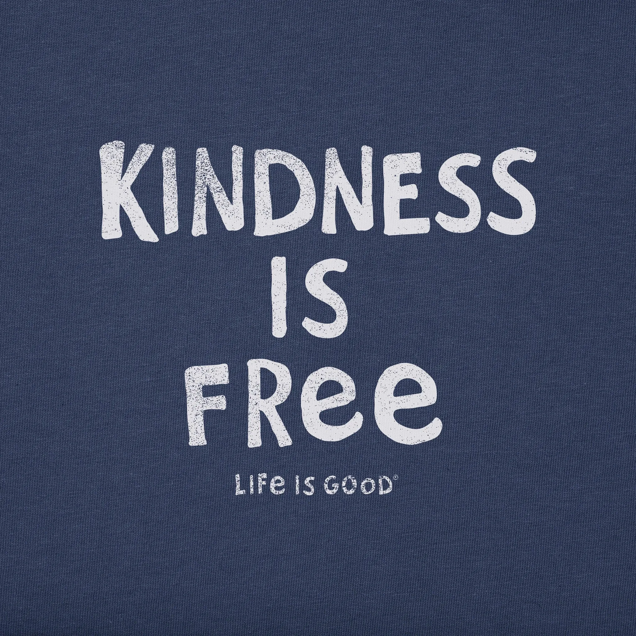 Men's Kindness is Free Short Sleeve Crusher Tee