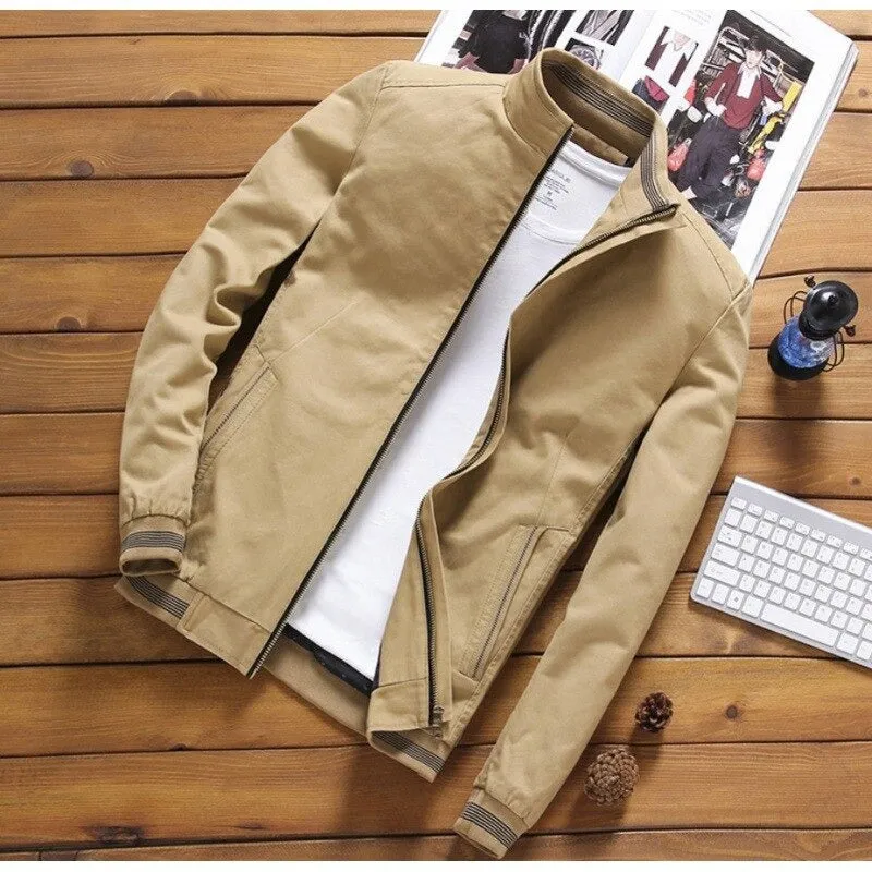 Men's Thick Warm Fleece Bomber Jacket