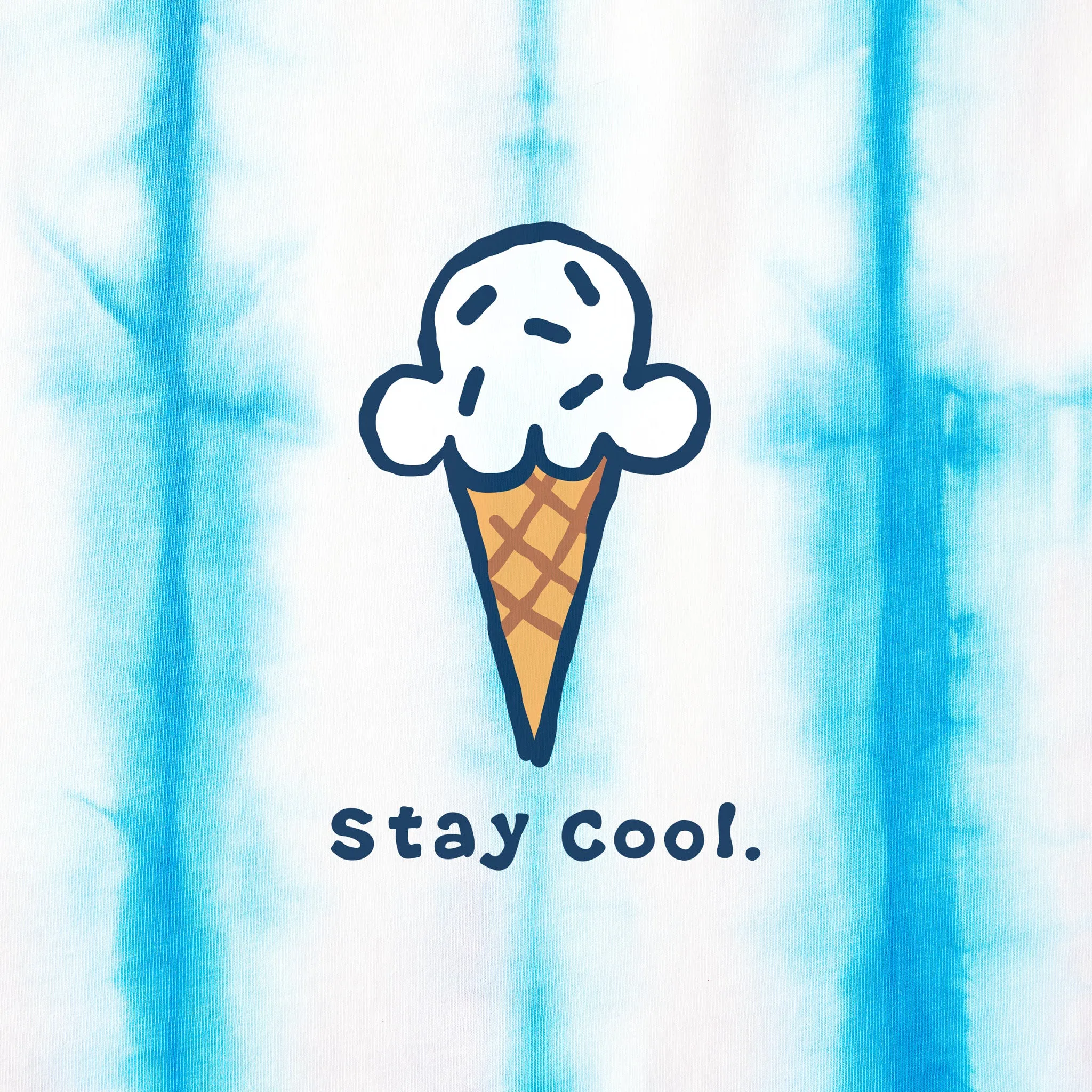 Men's Tie Dye Stay Cool Cone Short Sleeve Crusher Tee