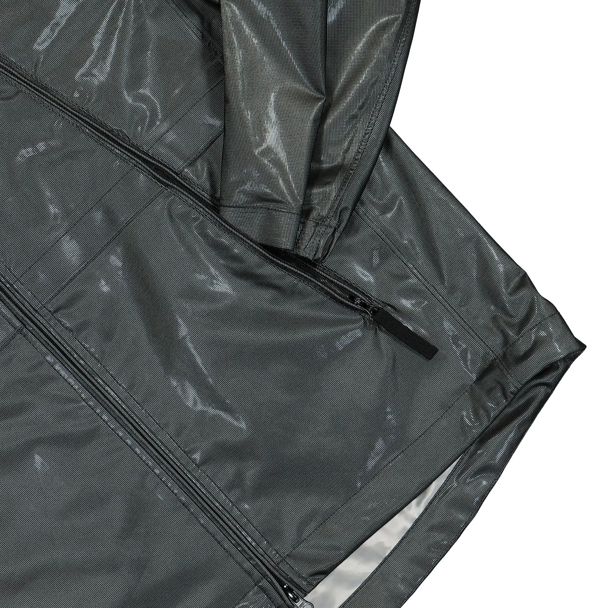 Metallic Run Proof Nylon Jacket