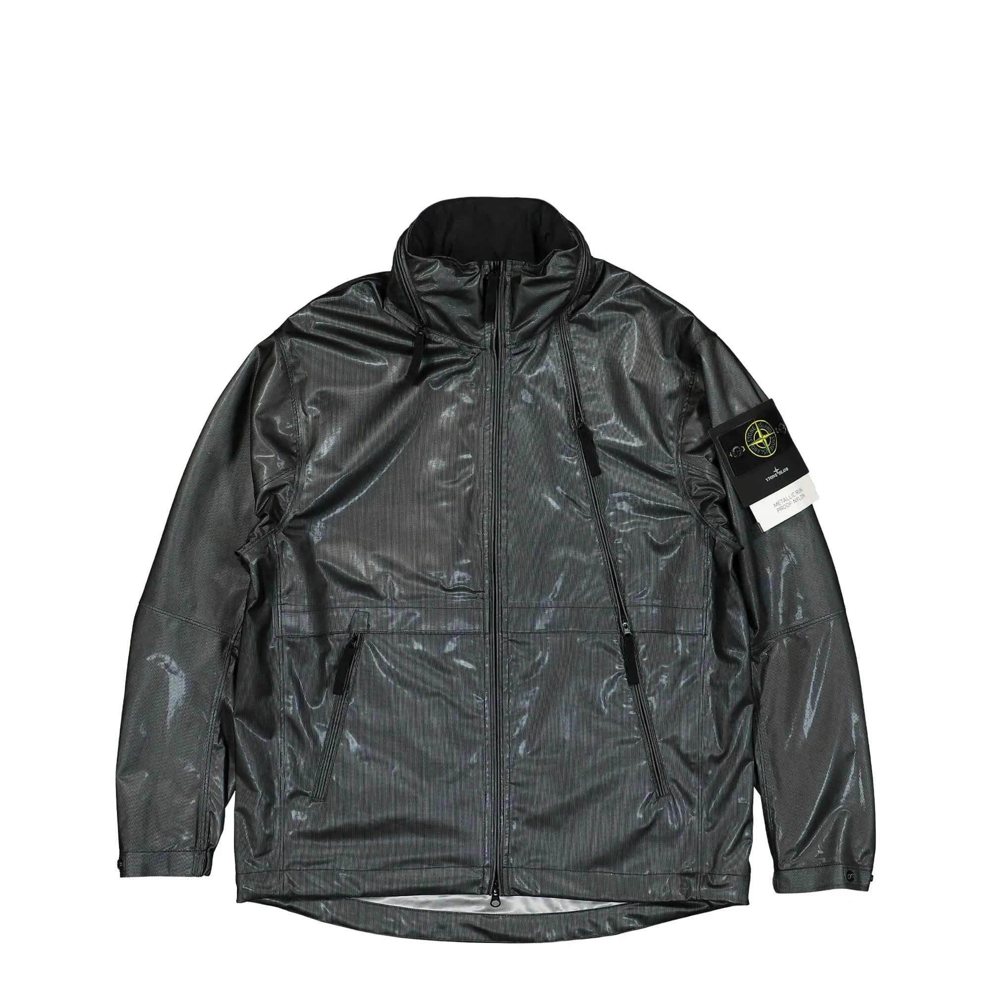 Metallic Run Proof Nylon Jacket
