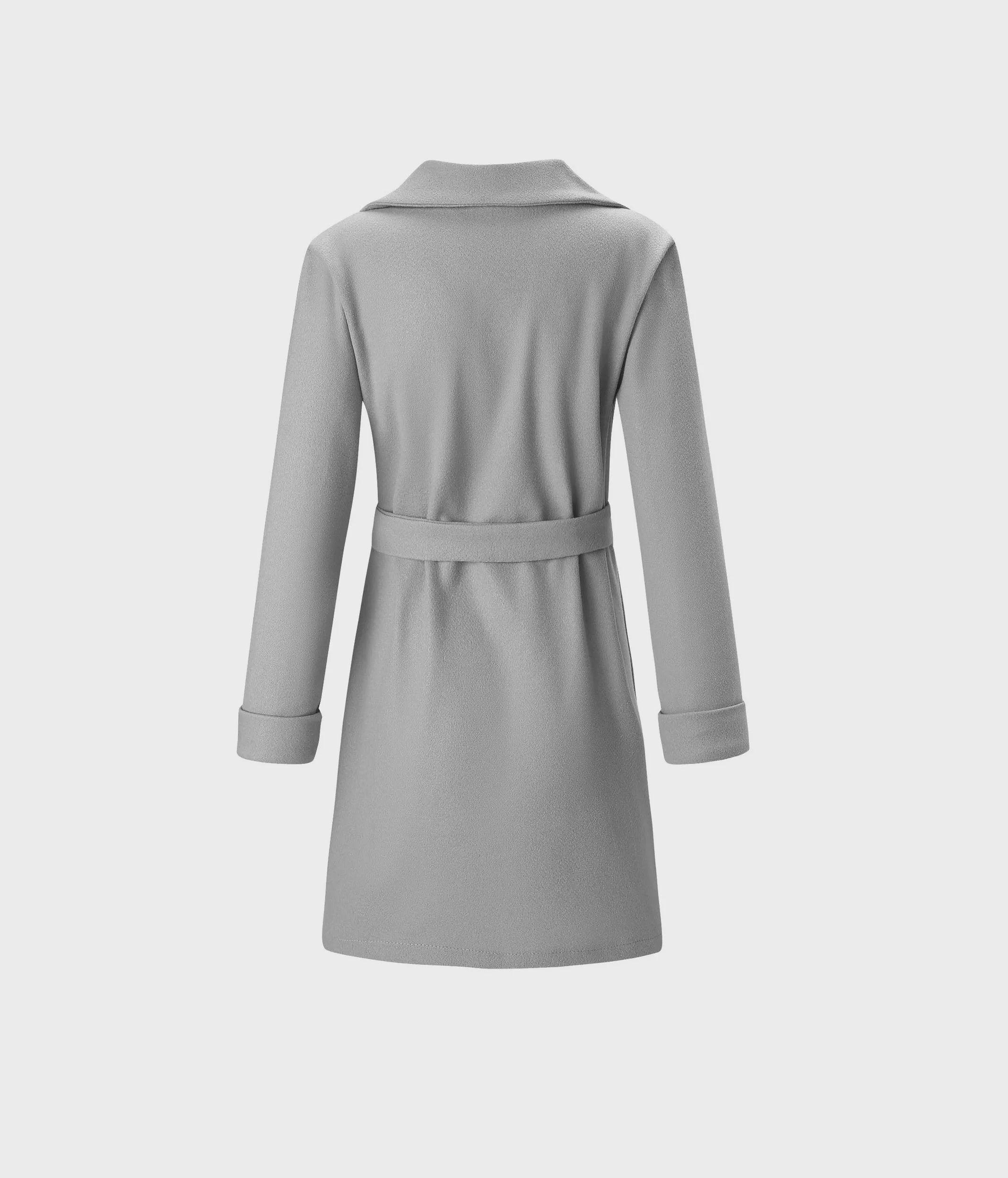 Midsize Slim Lapel Waistband Tweed Jacket with Pockets