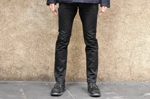 Momotaro 12.5oz Selvage Moleskin Trousers (Black)