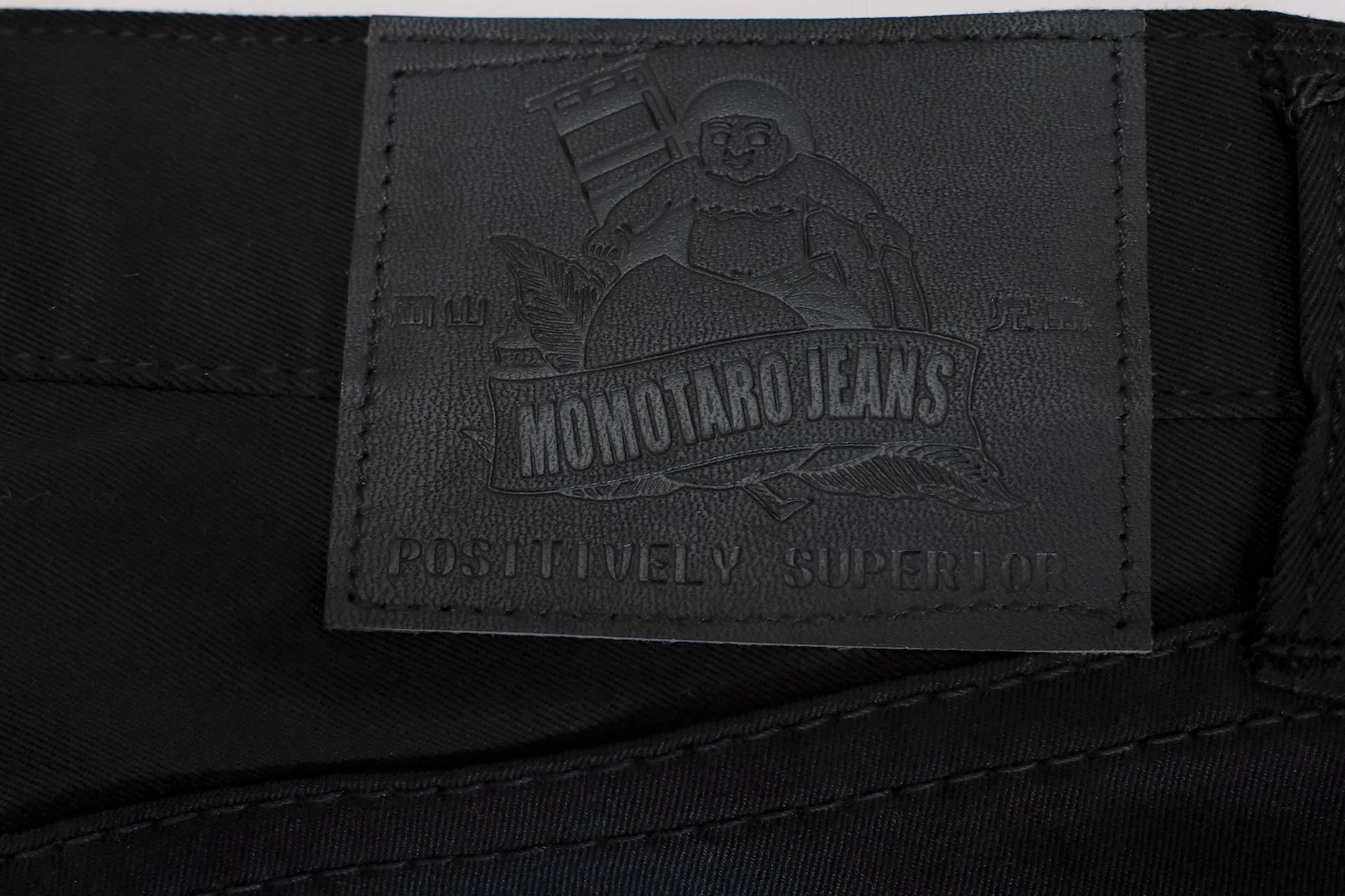 Momotaro 12.5oz Selvage Moleskin Trousers (Black)