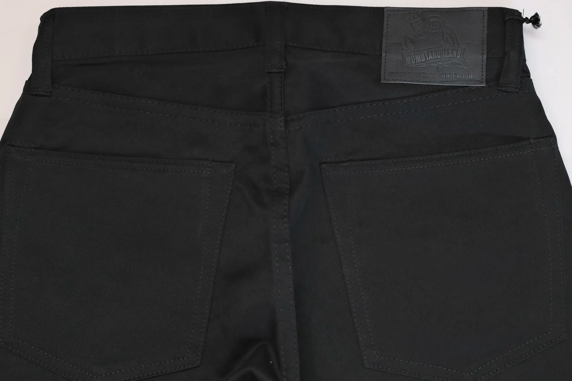 Momotaro 12.5oz Selvage Moleskin Trousers (Black)