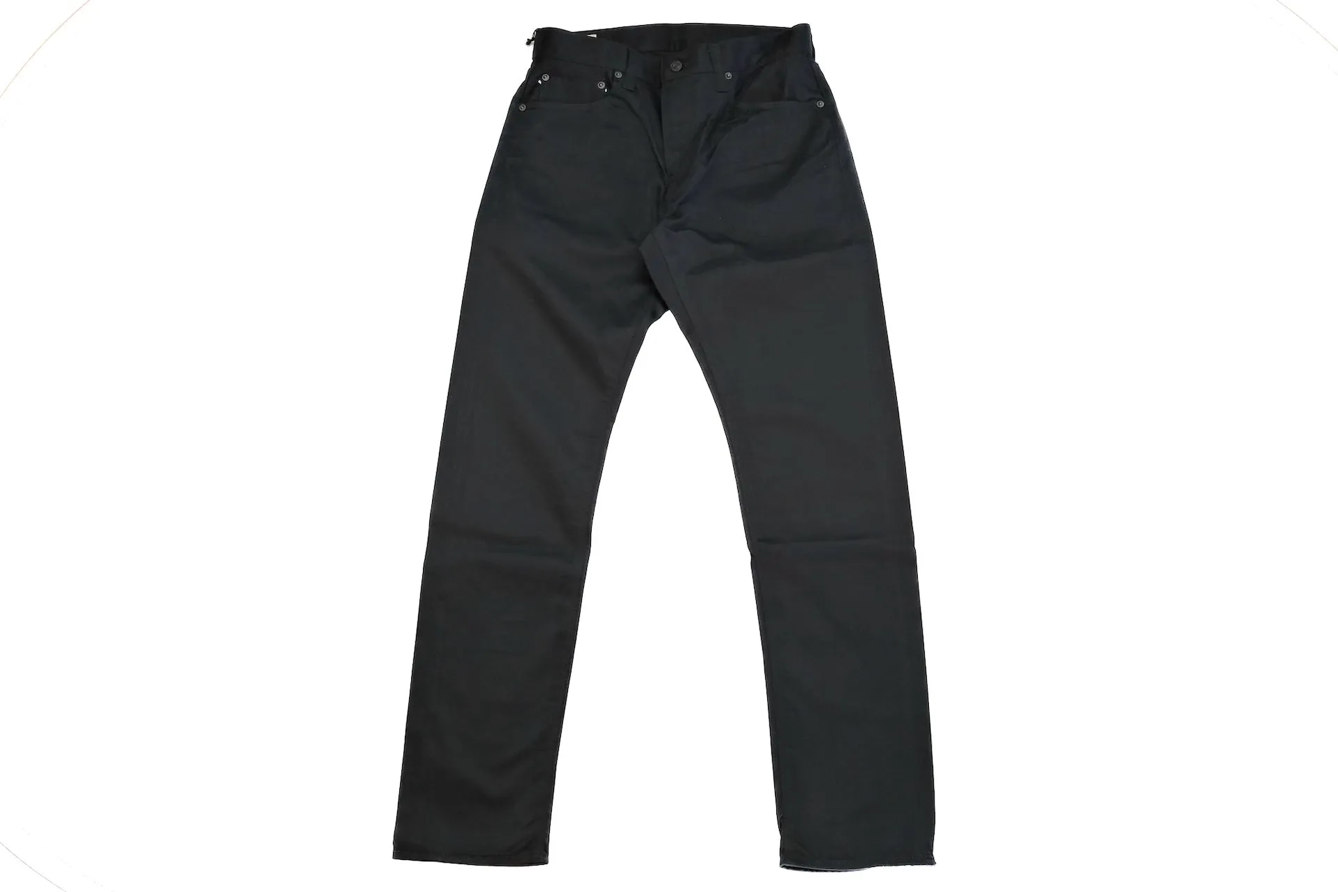 Momotaro 12.5oz Selvage Moleskin Trousers (Black)