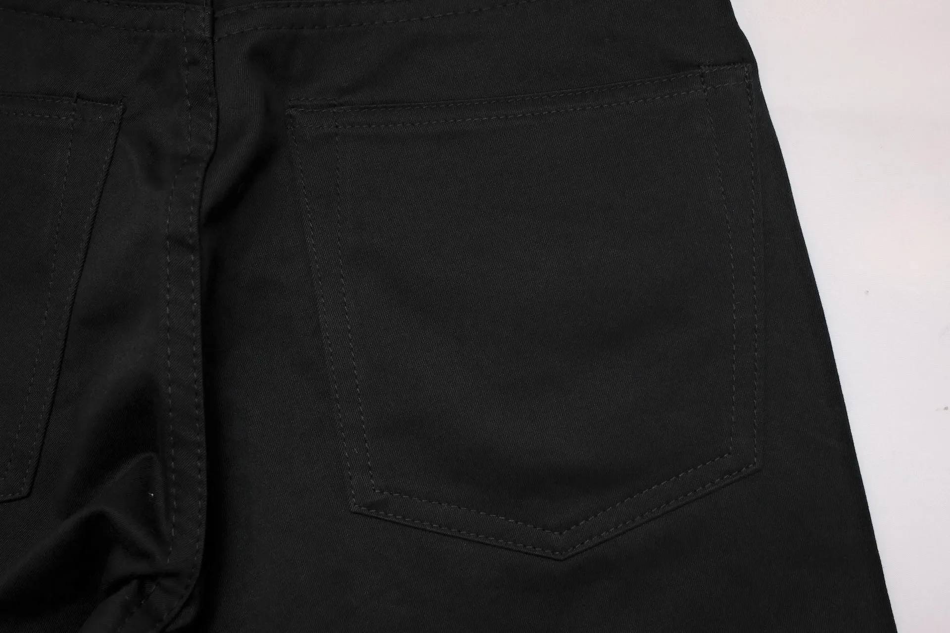 Momotaro 12.5oz Selvage Moleskin Trousers (Black)