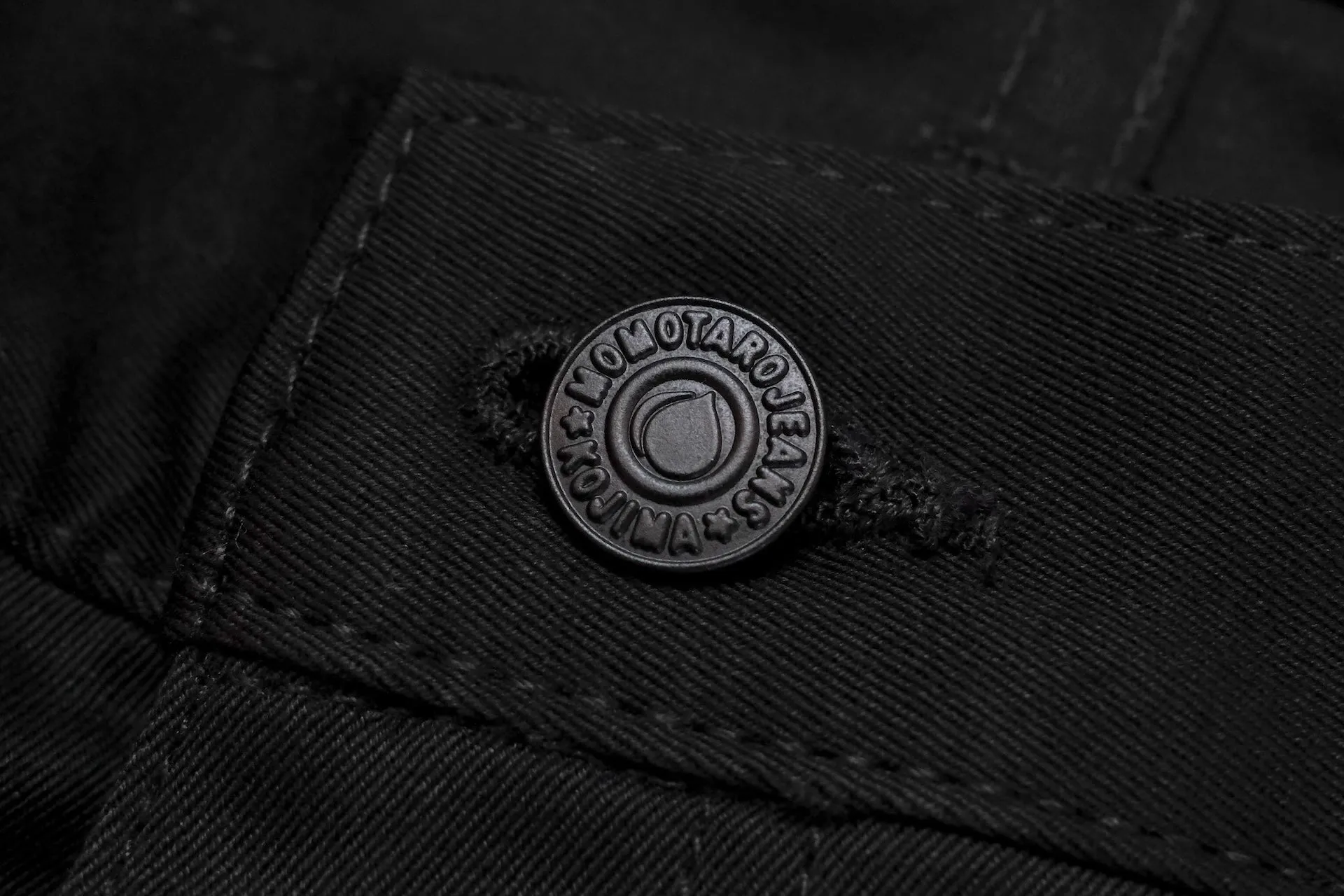 Momotaro 12.5oz Selvage Moleskin Trousers (Black)