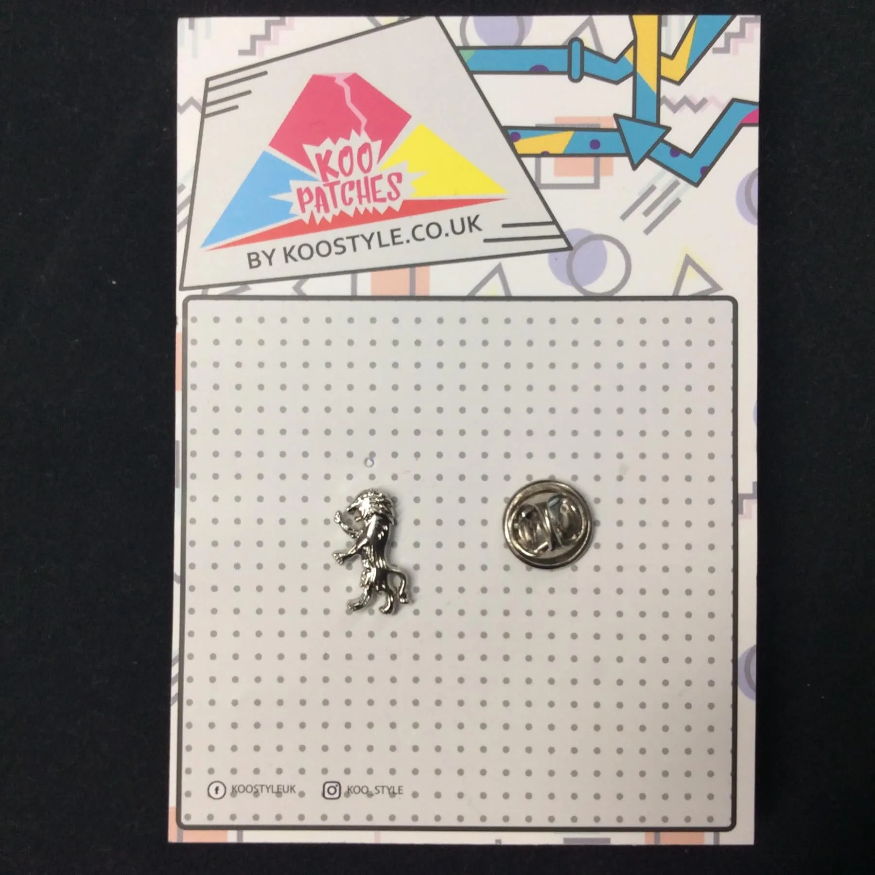 MP0261 - Silver Lion England Football World Cup Sports Metal Pin Badge
