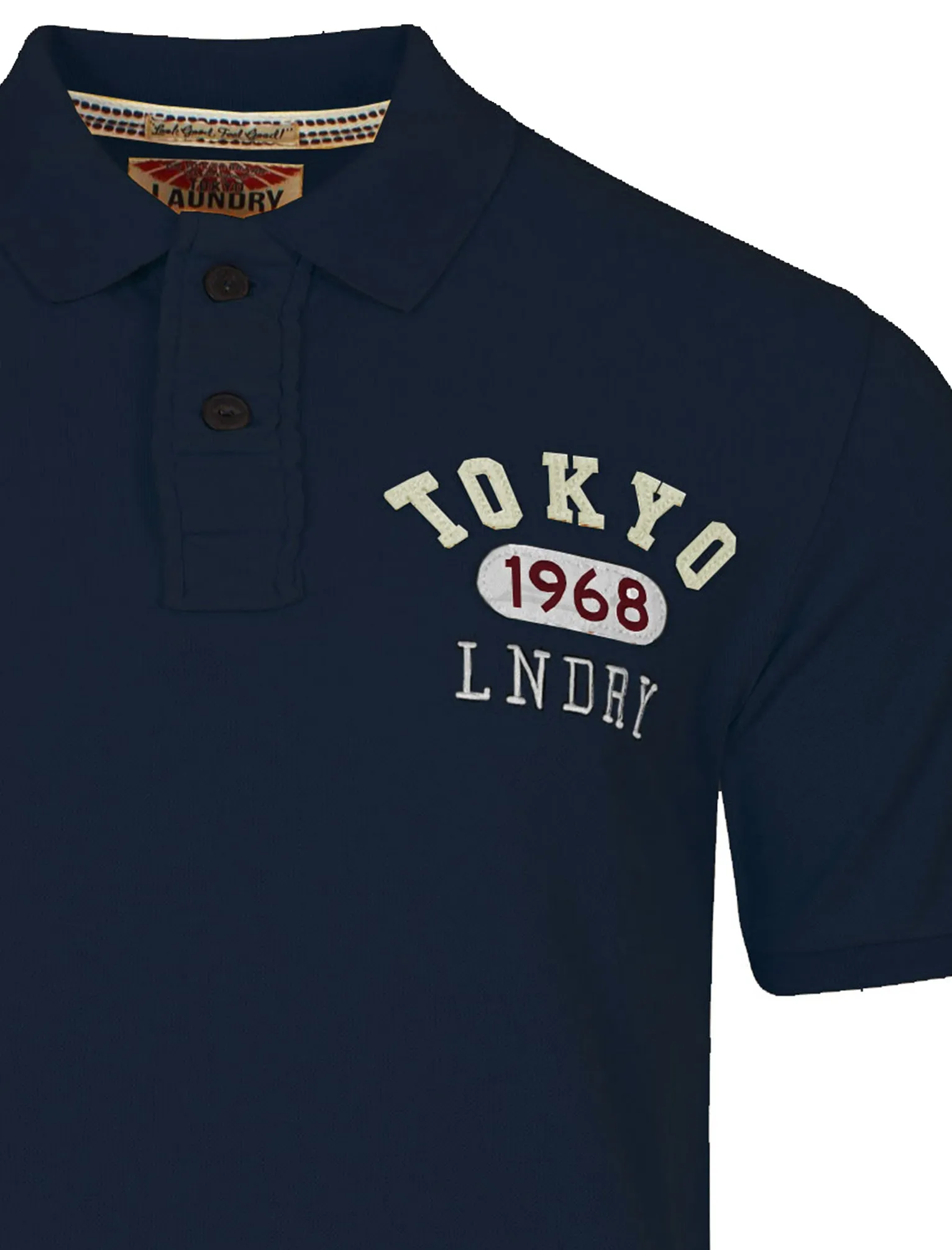 Point Lowe Polo Shirt in Dark Navy - Tokyo Laundry